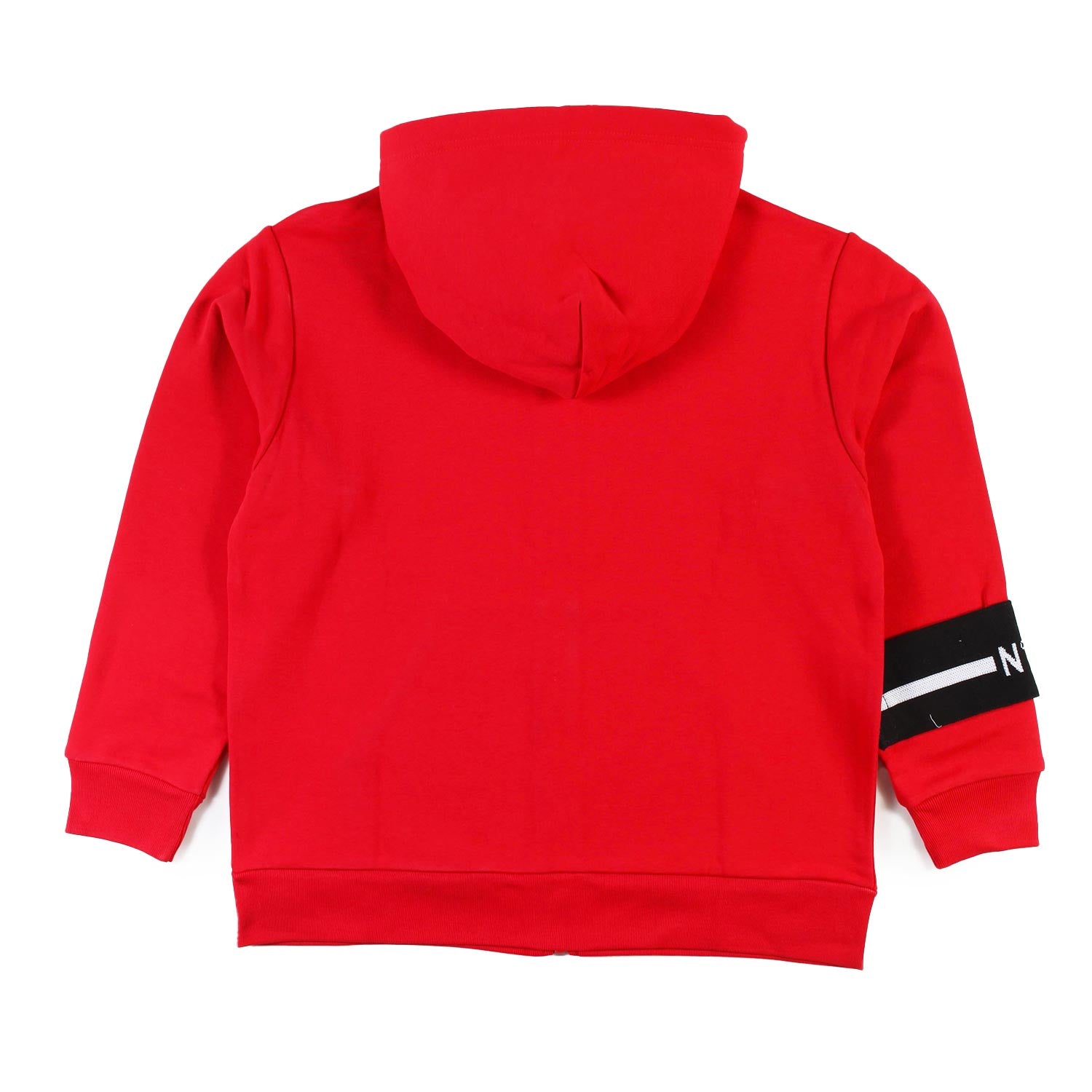 Felpa over N21 unisex rossa con cappuccio - annameglio.com abbigliamento moda