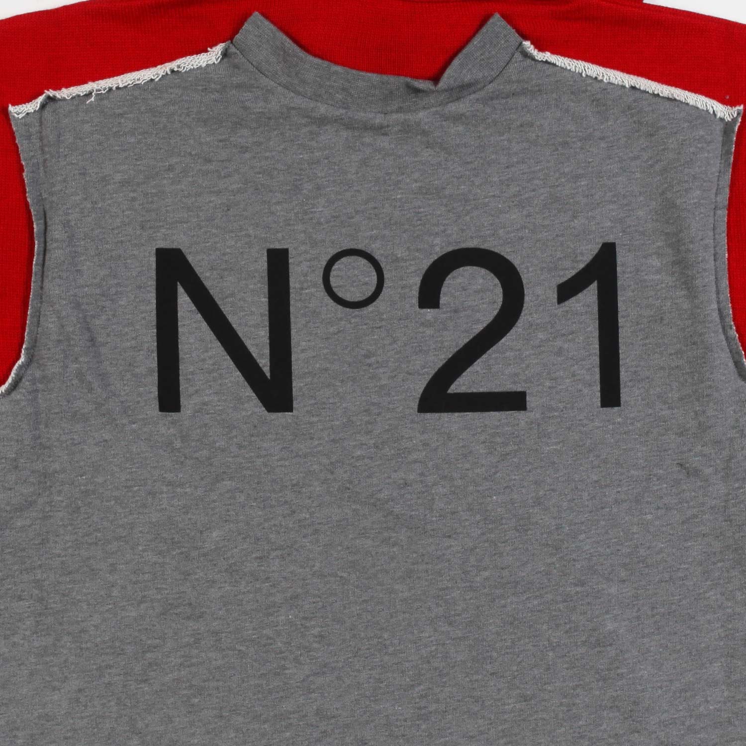 Maglione N21 rosso con cappuccio bambina teenager - annameglio.com abbigliamento moda