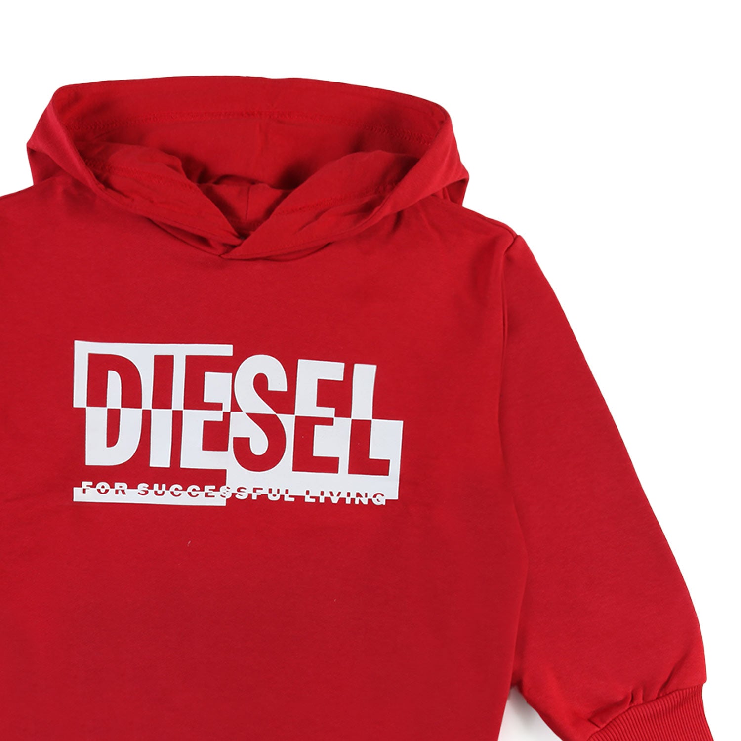 Felpa hoodie Spen rossa con logo bianco - annameglio.com abbigliamento moda