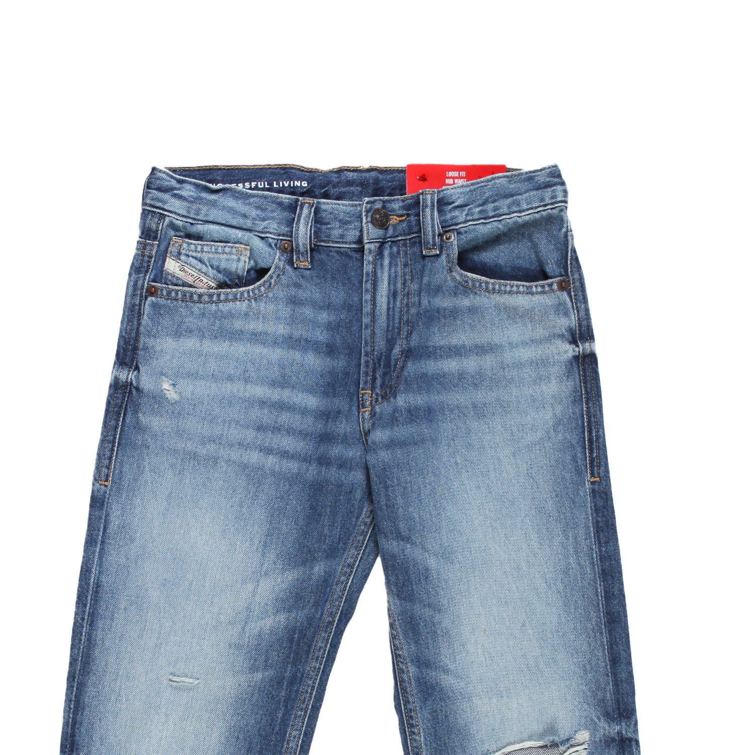 Jeans 2010-J loose fit blu medio slavato - annameglio.com abbigliamento moda