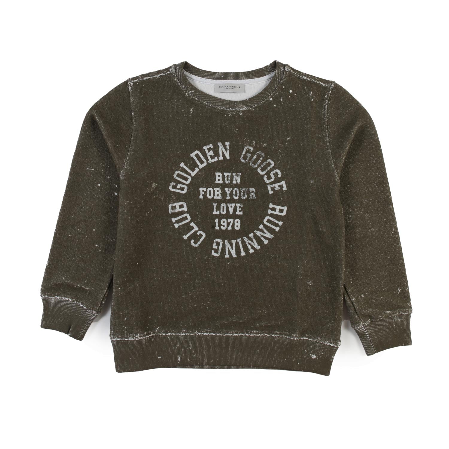 Felpa Milo GGDB verde edera Bambino - annameglio.com abbigliamento moda