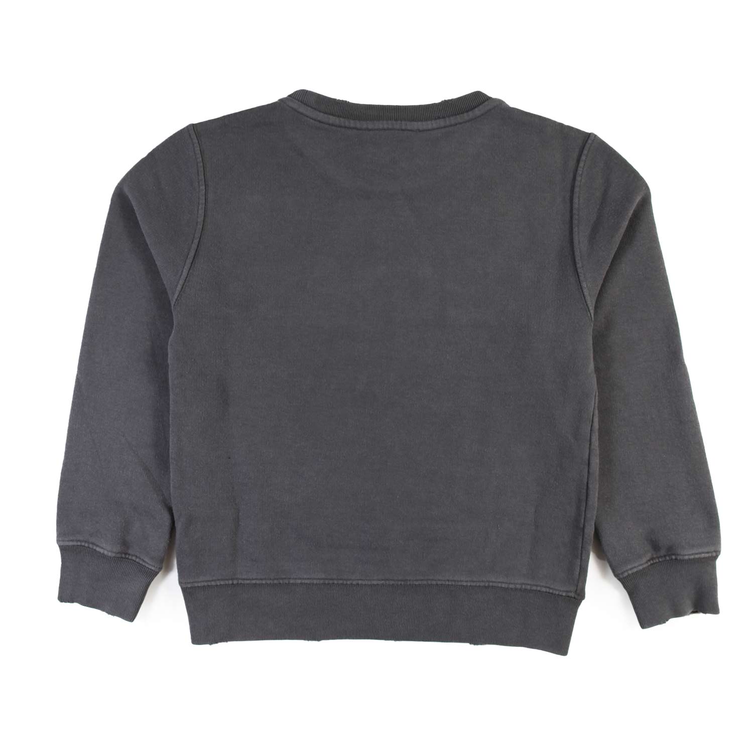 Felpa Teen GGDB grigio medio con logo strass - annameglio.com abbigliamento moda