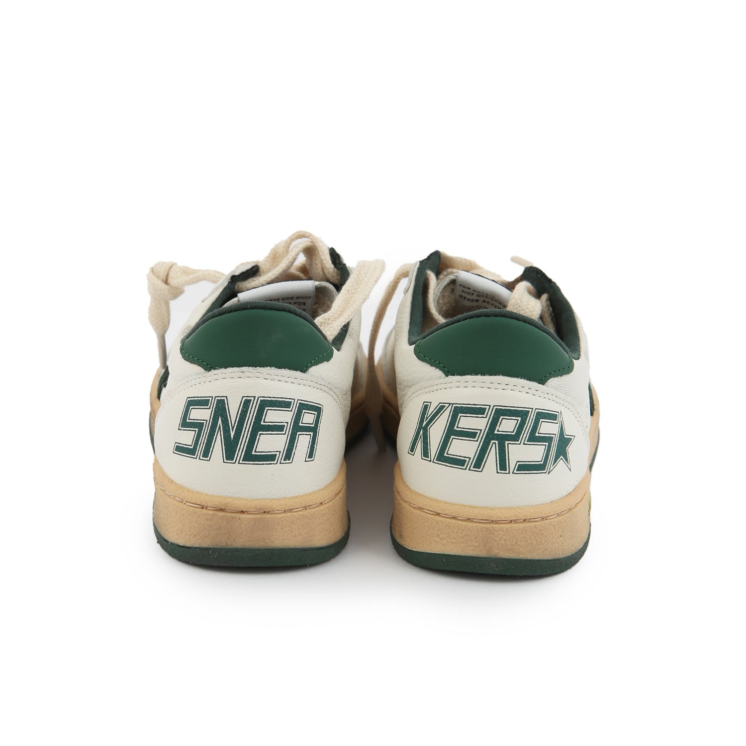 SNEAKER BALL STAR UNISEX BIANCA E VERDE BAMBINO - annameglio.com abbigliamento moda