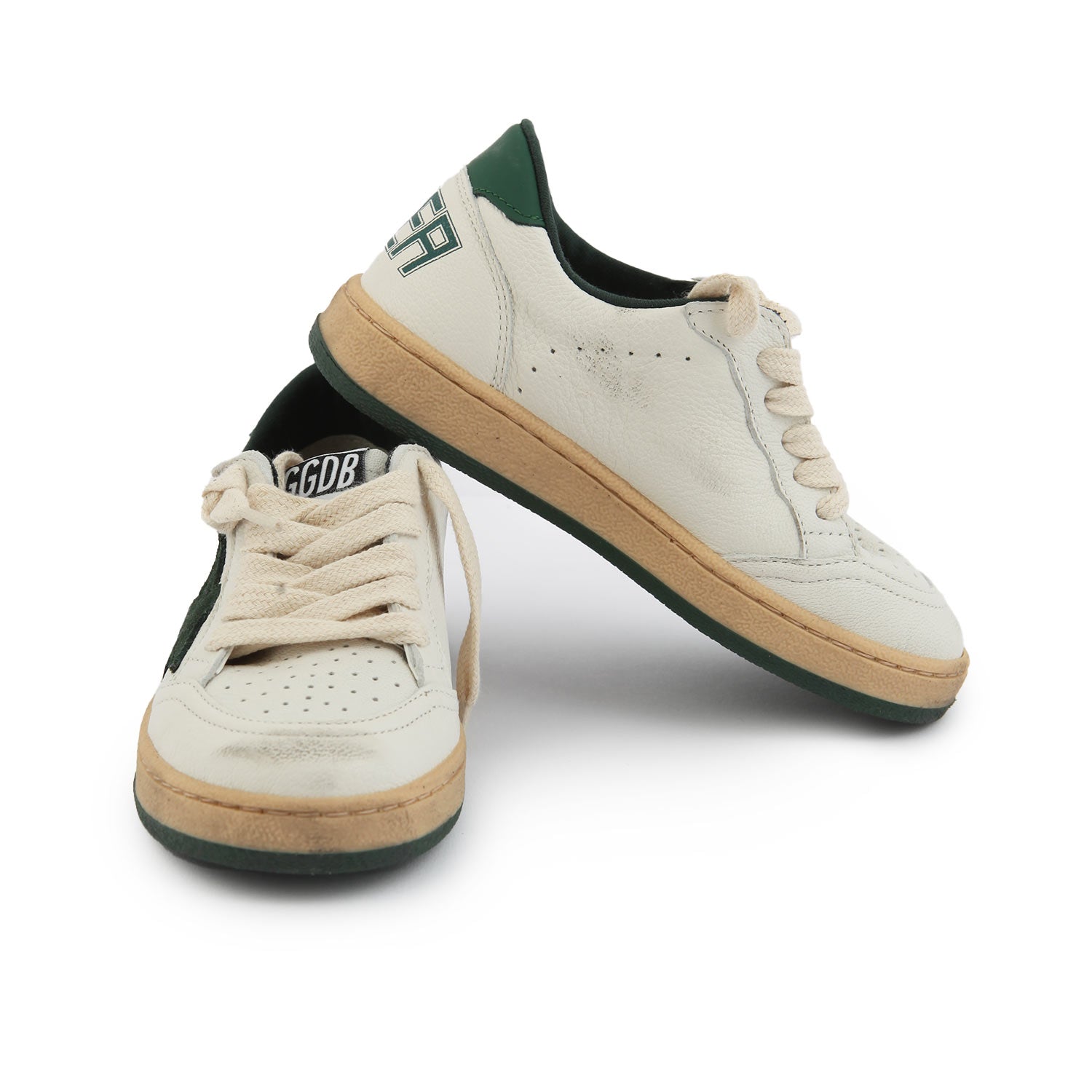 SNEAKER BALL STAR UNISEX BIANCA E VERDE BAMBINO - annameglio.com abbigliamento moda