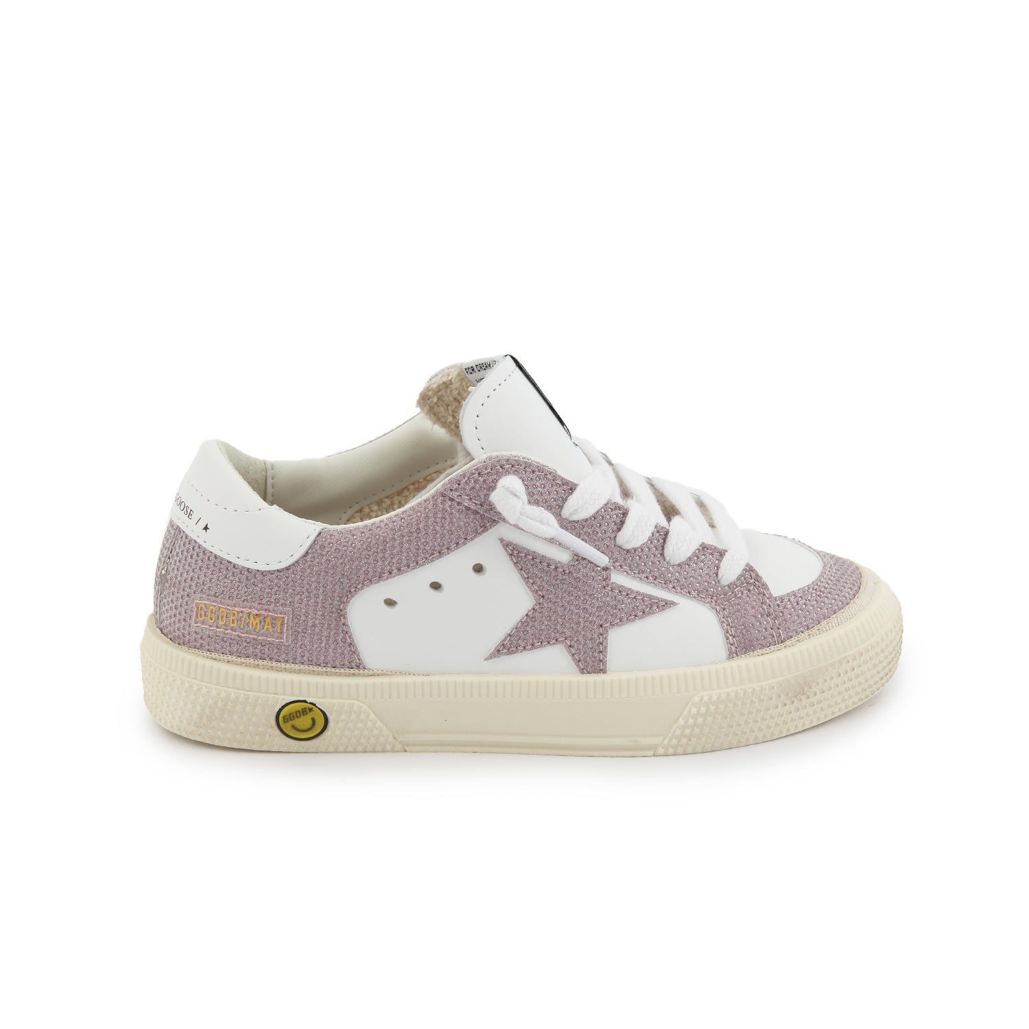 SNEAKER MAY GLITTER BIANCA E ROSA BAMBINA - annameglio.com abbigliamento moda