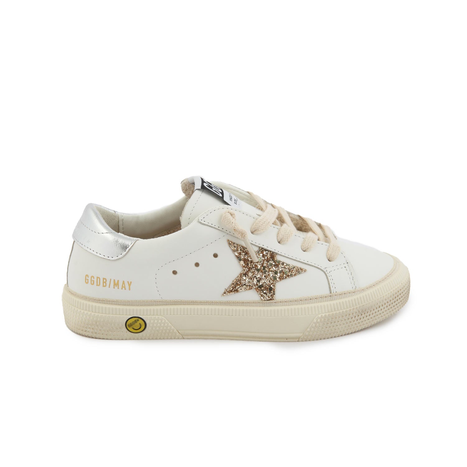 SNEAKER MAY BIANCA, ORO E SILVER BAMBINA JR - annameglio.com abbigliamento moda