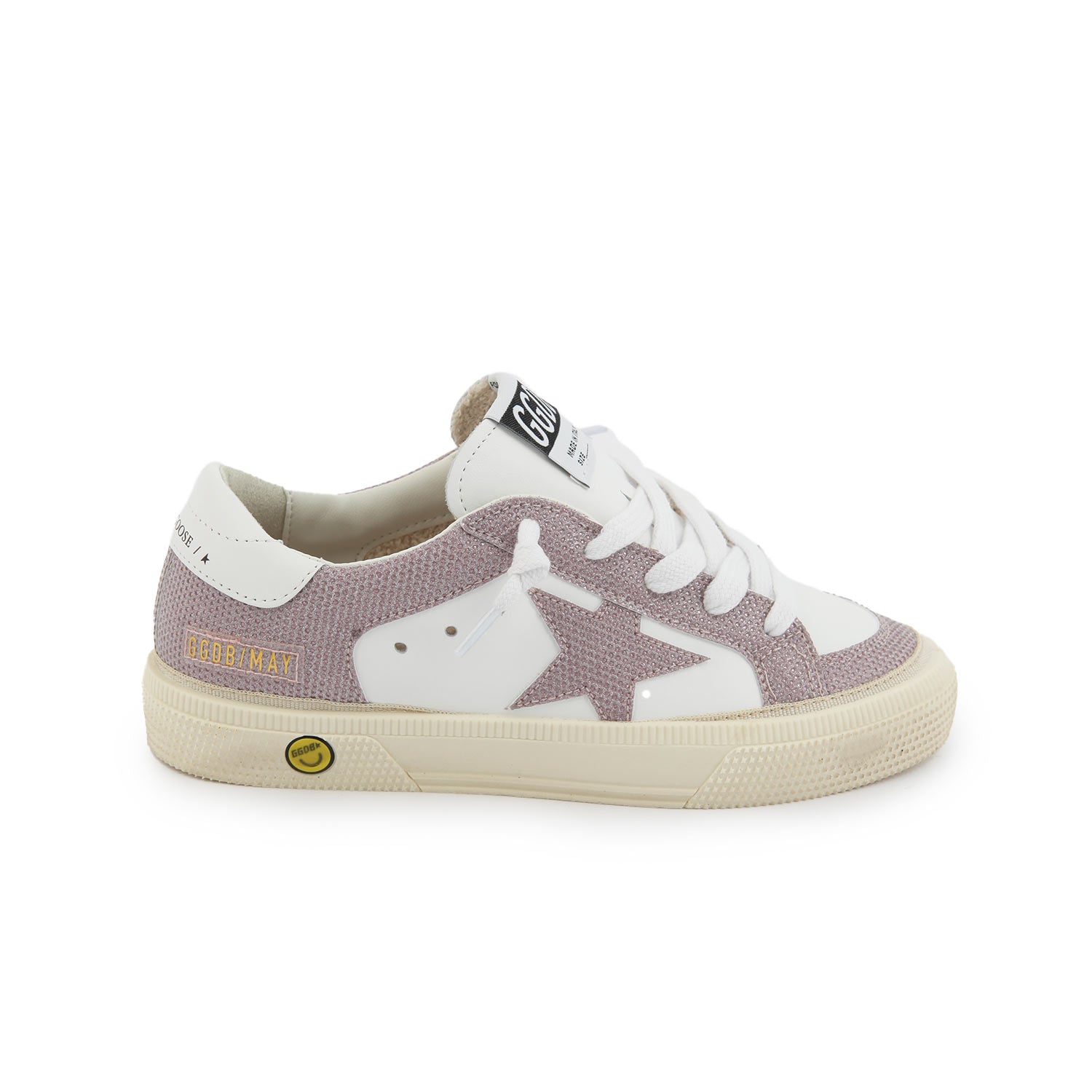 SNEAKER MAY GLITTER BIANCA E ROSA BAMBINA JR - annameglio.com abbigliamento moda