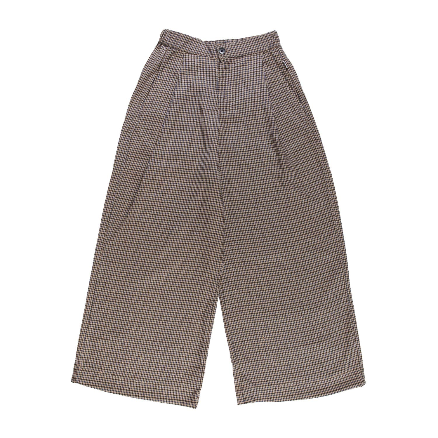 Pantalone a palazzo Alta sabbia e blu - annameglio.com abbigliamento moda