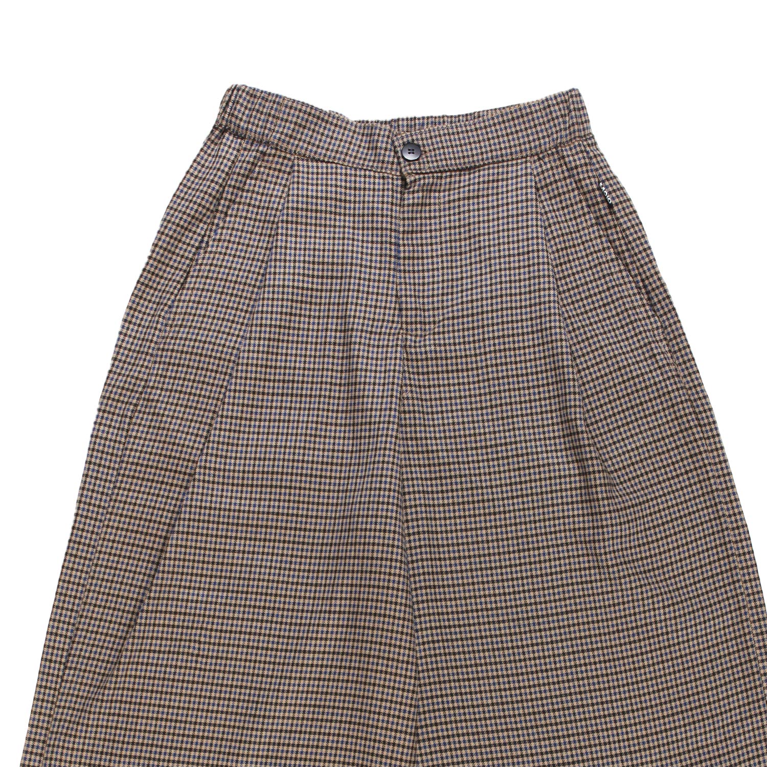 Pantalone a palazzo Alta sabbia e blu - annameglio.com abbigliamento moda