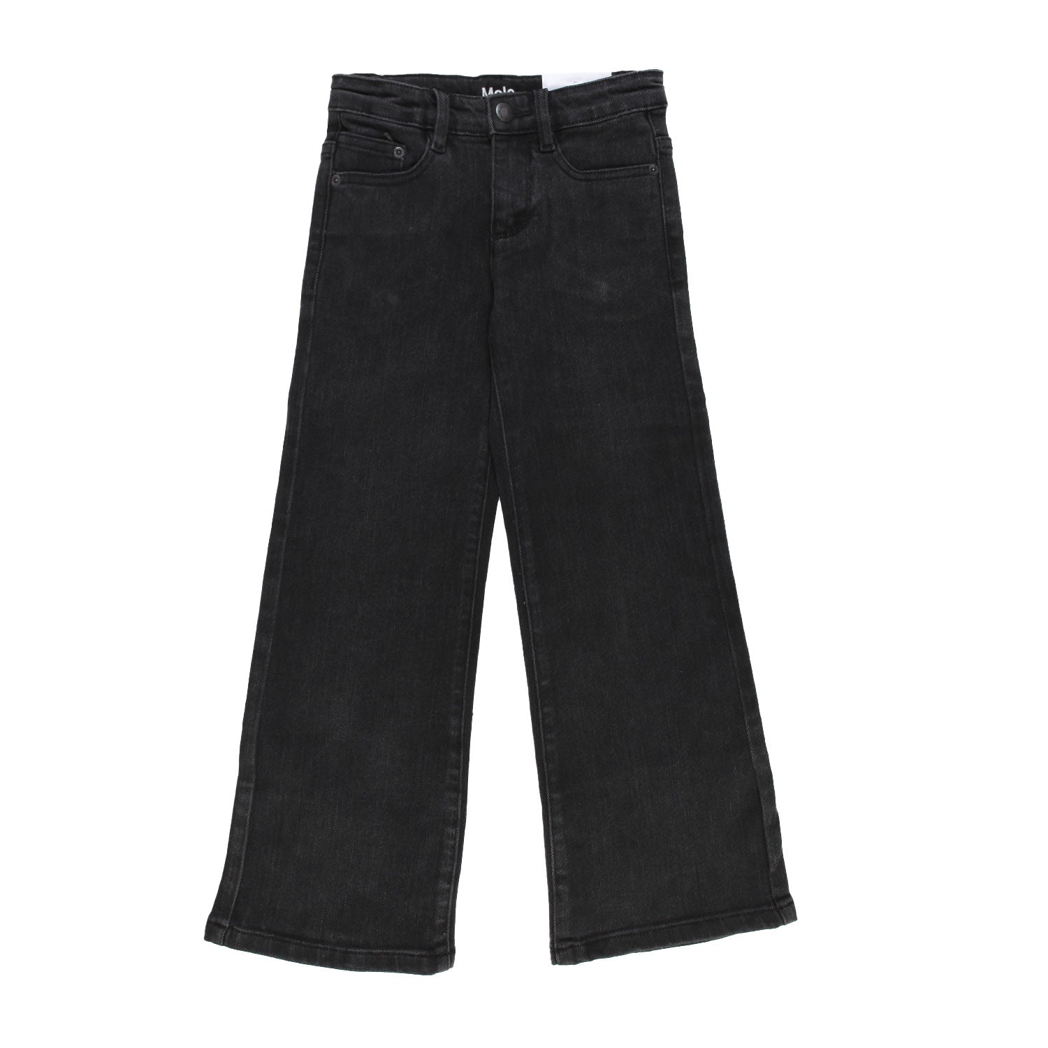 Jeans Asta nero slavato bambina e ragazza - annameglio.com abbigliamento moda