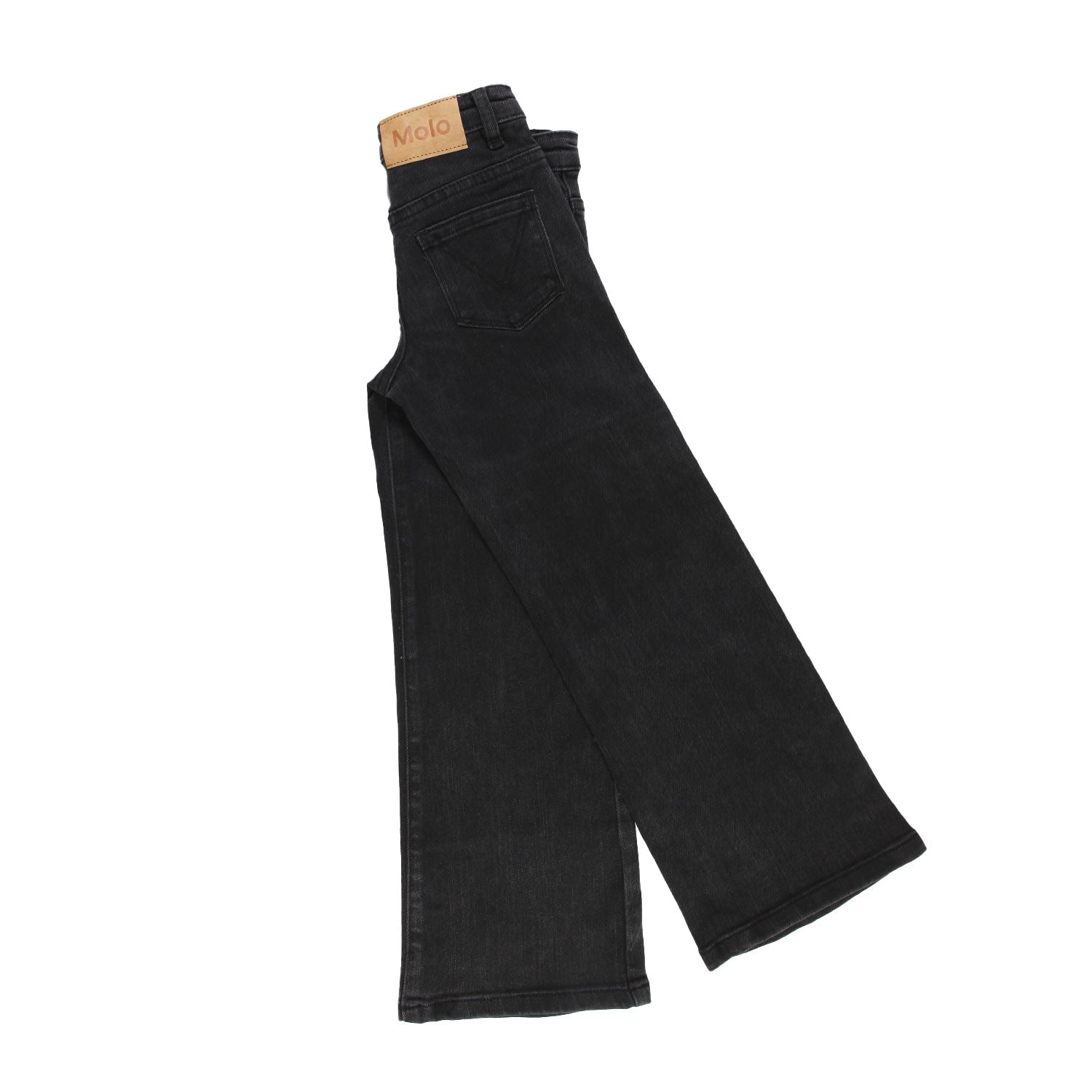 Jeans Asta nero slavato bambina e ragazza - annameglio.com abbigliamento moda