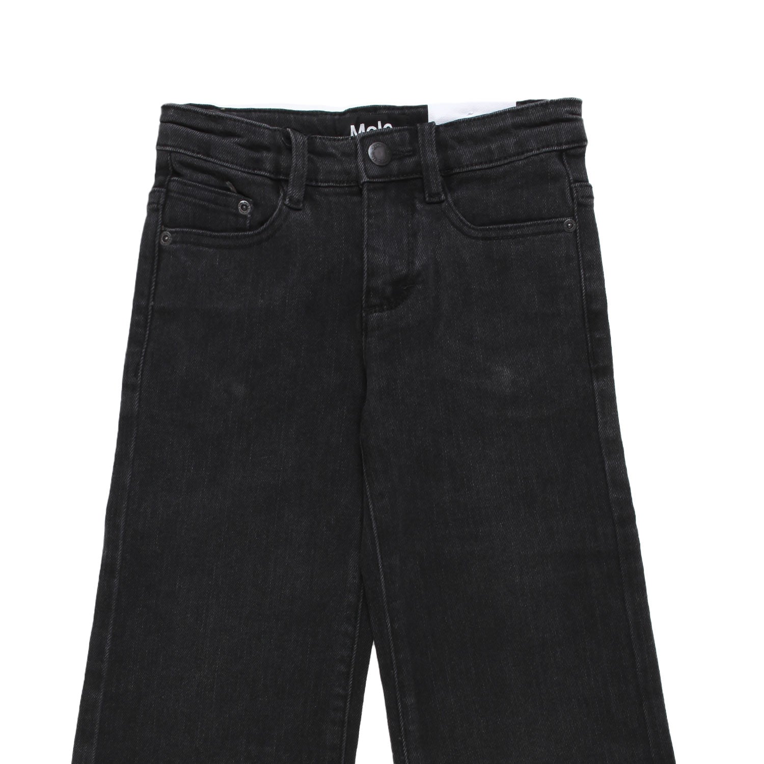 Jeans Asta nero slavato bambina e ragazza - annameglio.com abbigliamento moda