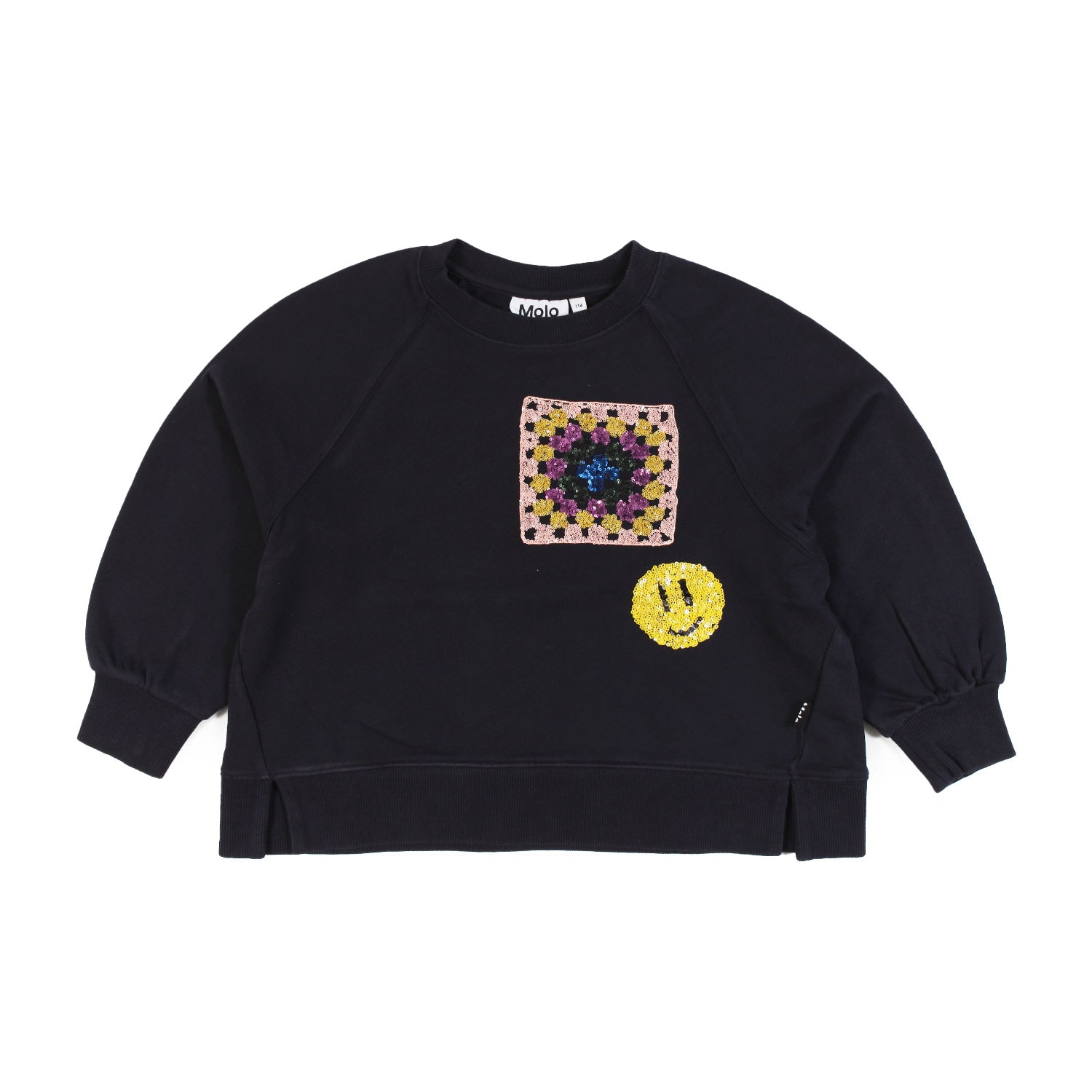 Felpa Molo Marilee blu scuro Bambina - annameglio.com abbigliamento moda