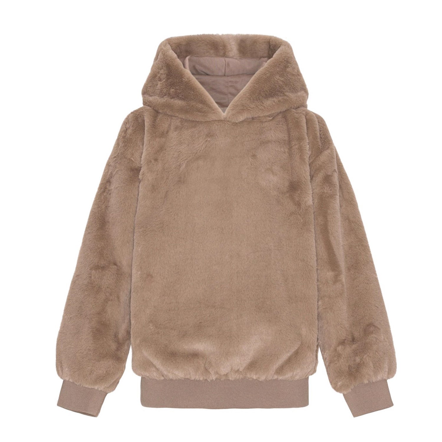 Felpa ecopelliccia Maureen tortora Bambina Ragazza - annameglio.com abbigliamento moda