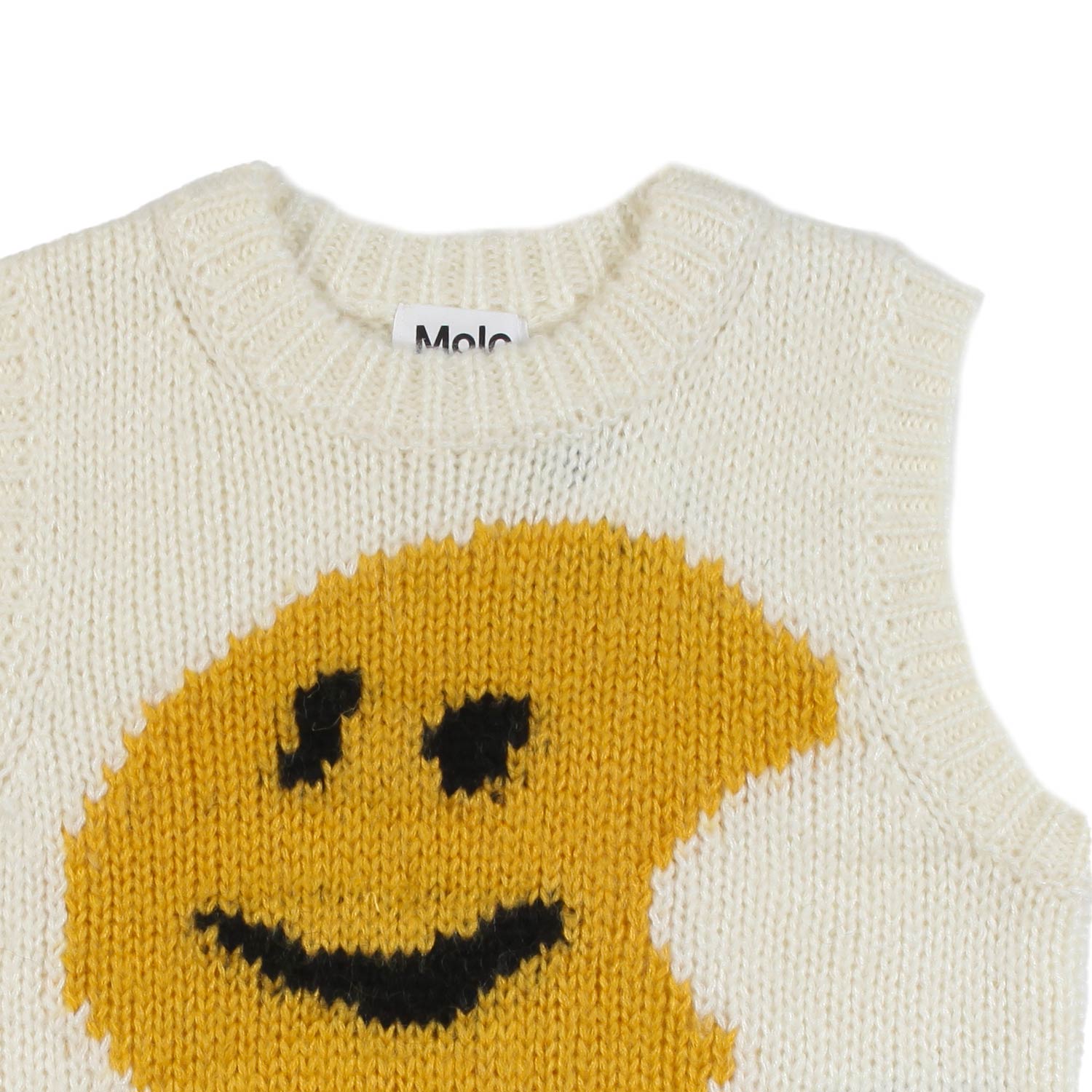 Maglione gilet Gertrude panna e senape Bambina - annameglio.com abbigliamento moda