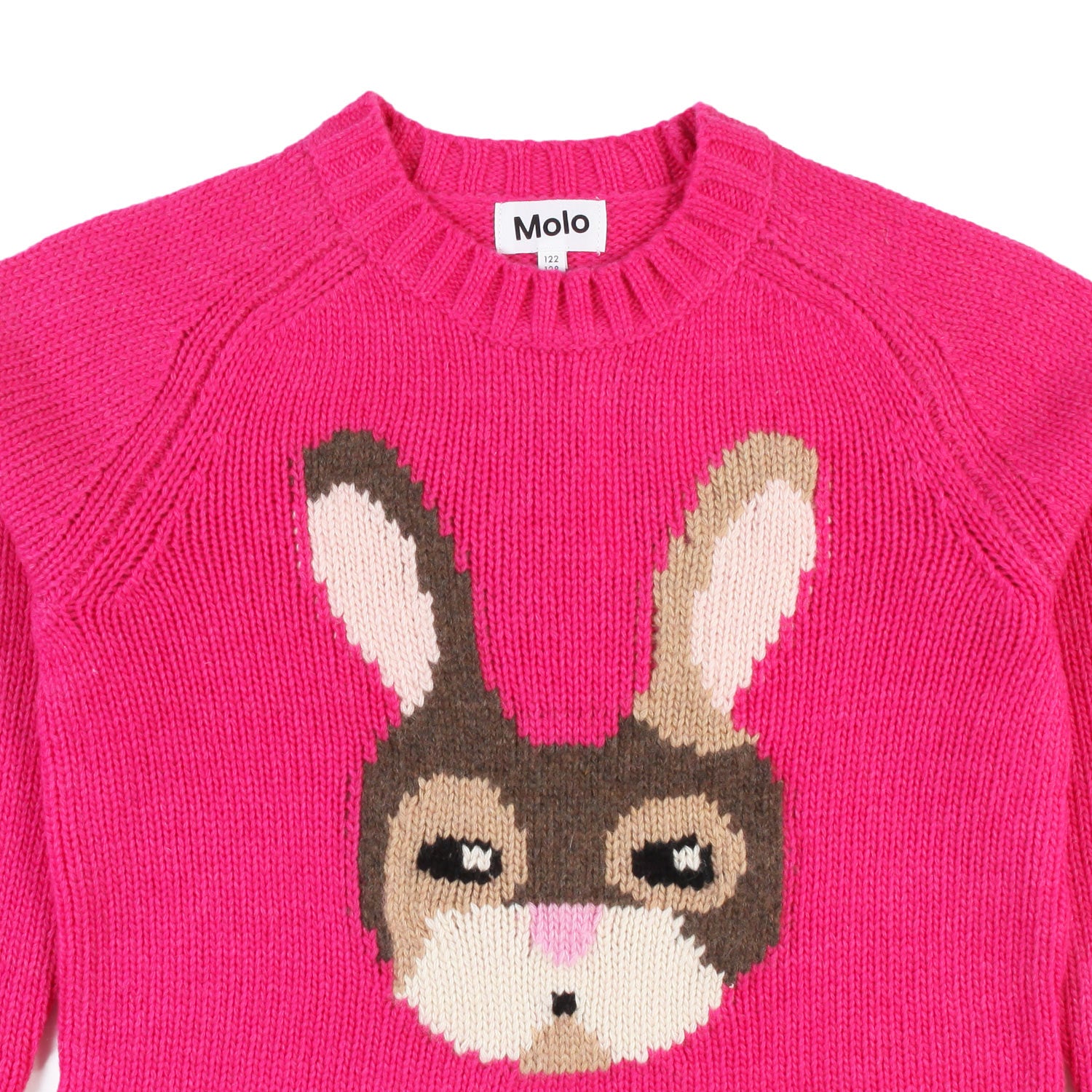 Maglione Gaia fucsia con intarsio Bambina - annameglio.com abbigliamento moda