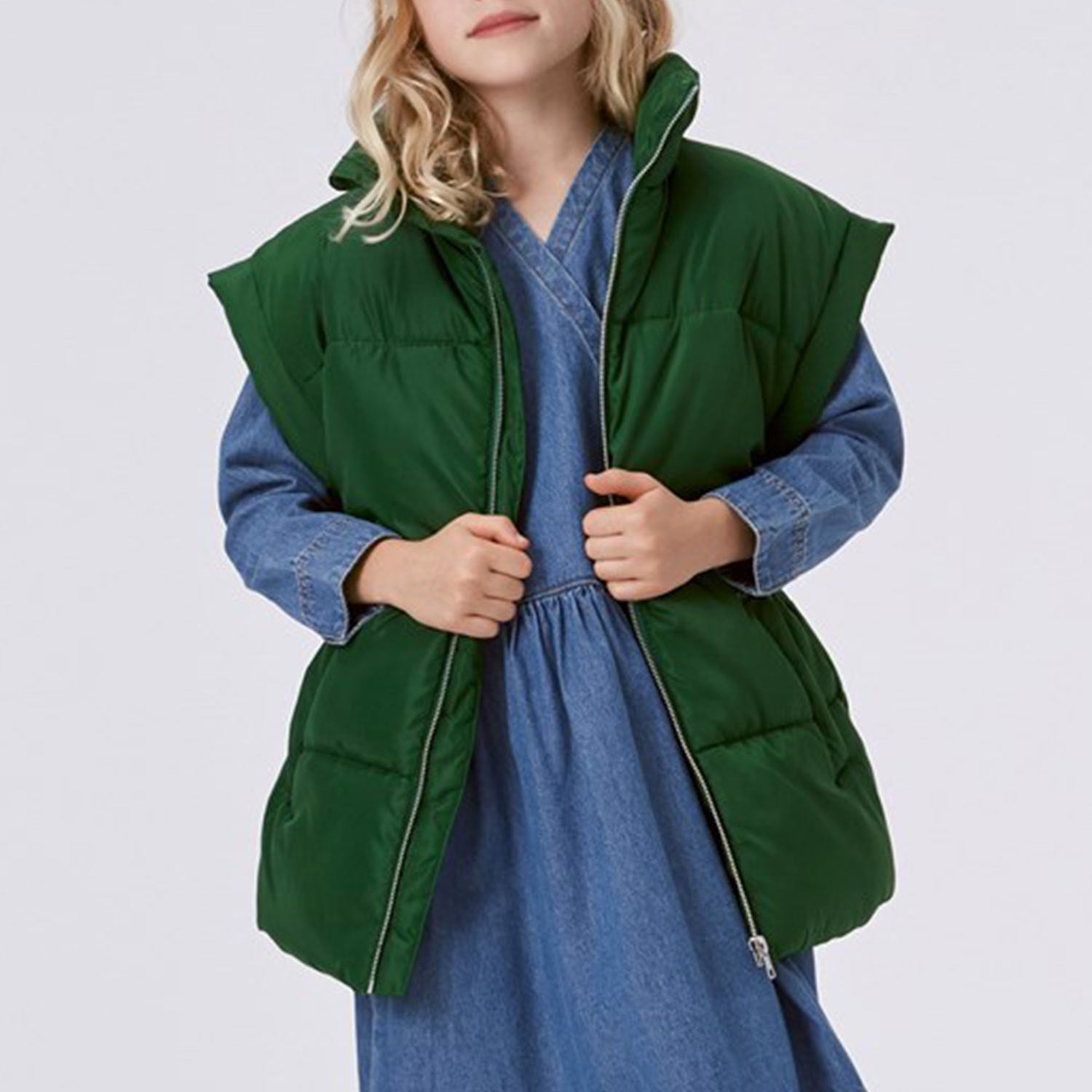 Gilet Harsha verde Woodland Bambina - annameglio.com abbigliamento moda