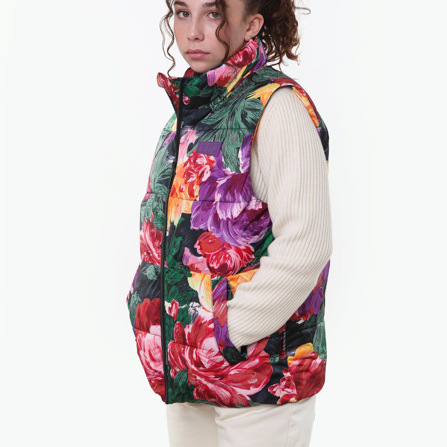 Gilet Heike floreale multicolor Bambina e Ragazza - annameglio.com abbigliamento moda