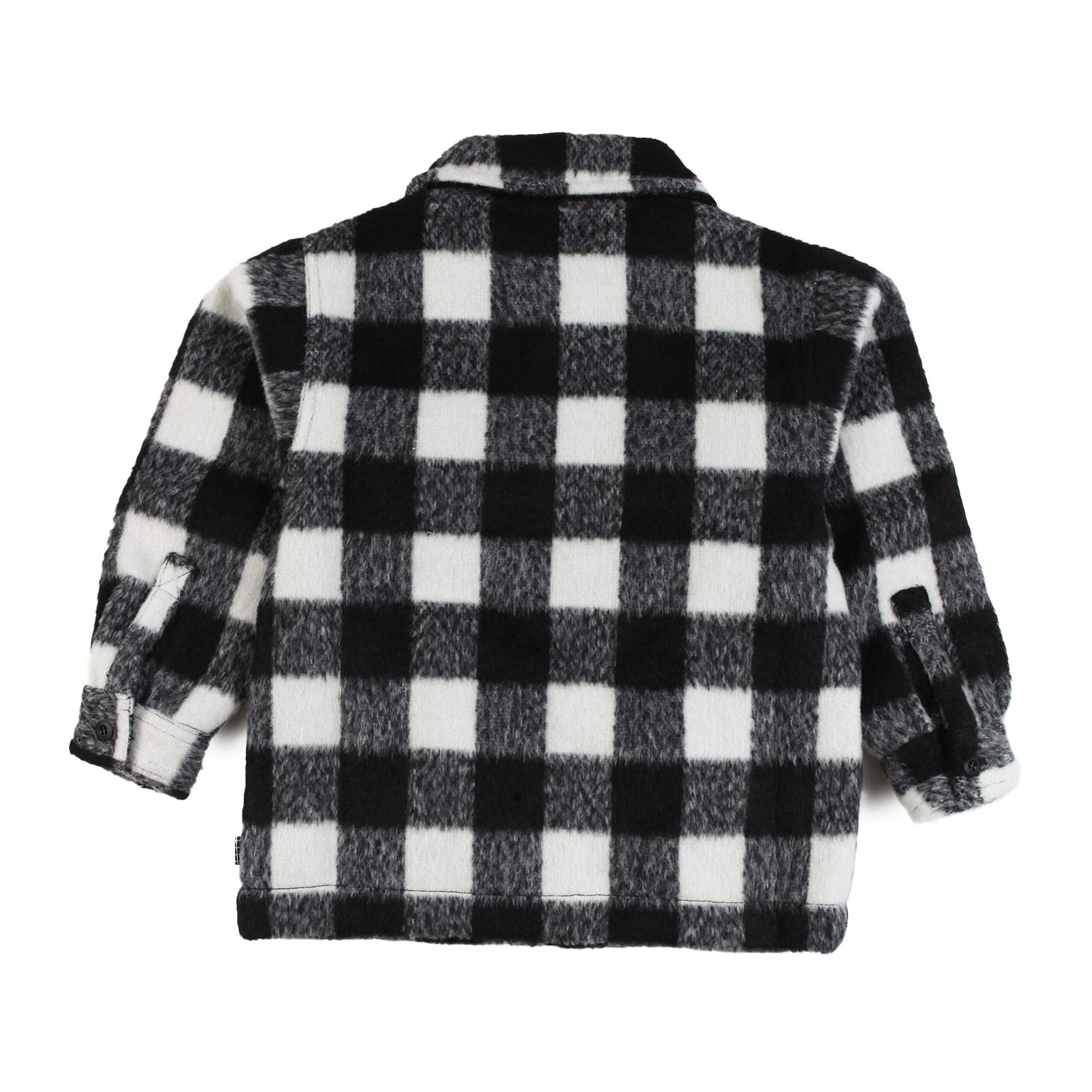 Giacca camicia Hasse bianca e nera a quadri - annameglio.com abbigliamento moda