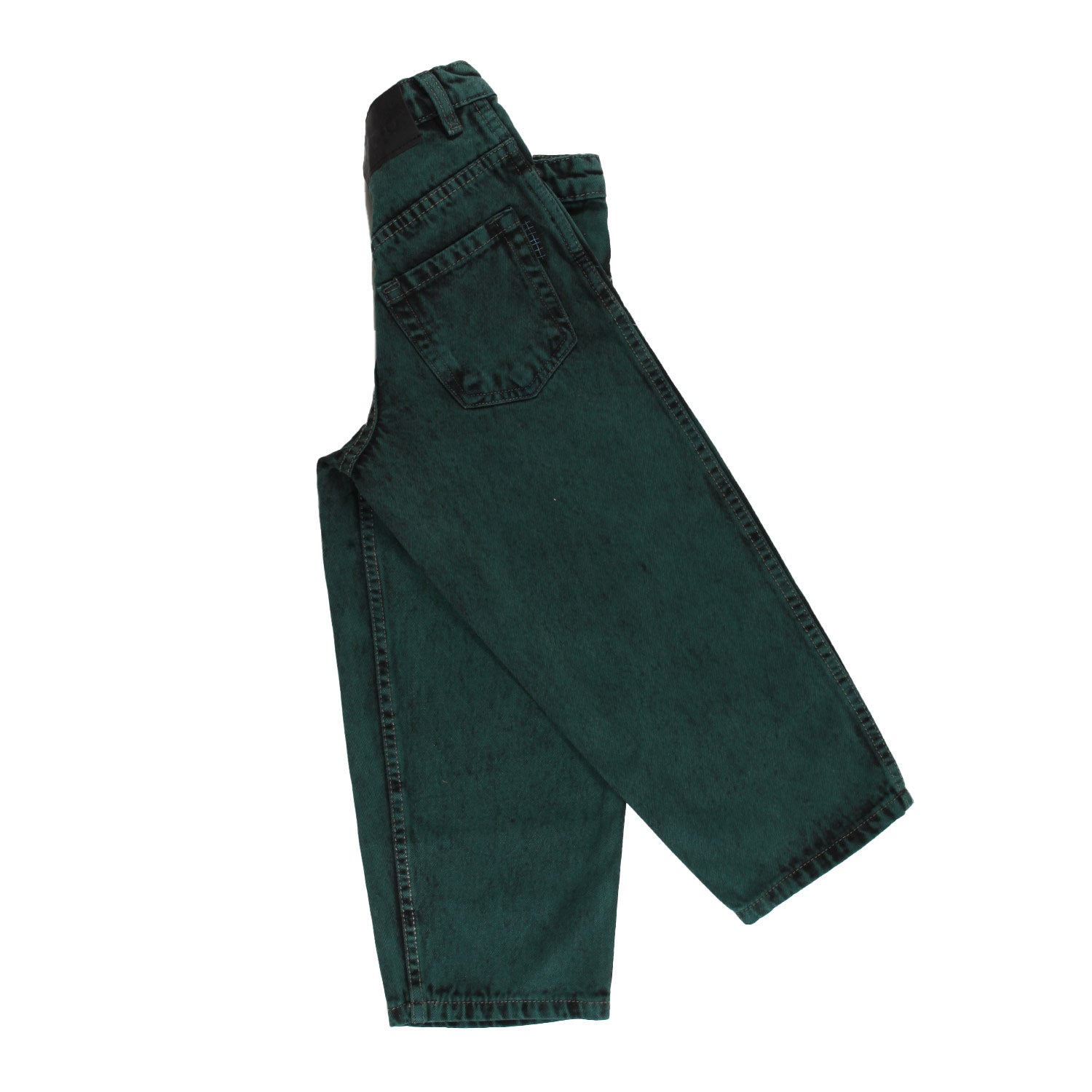 Jeans unisex Aiden verde overdye - annameglio.com abbigliamento moda