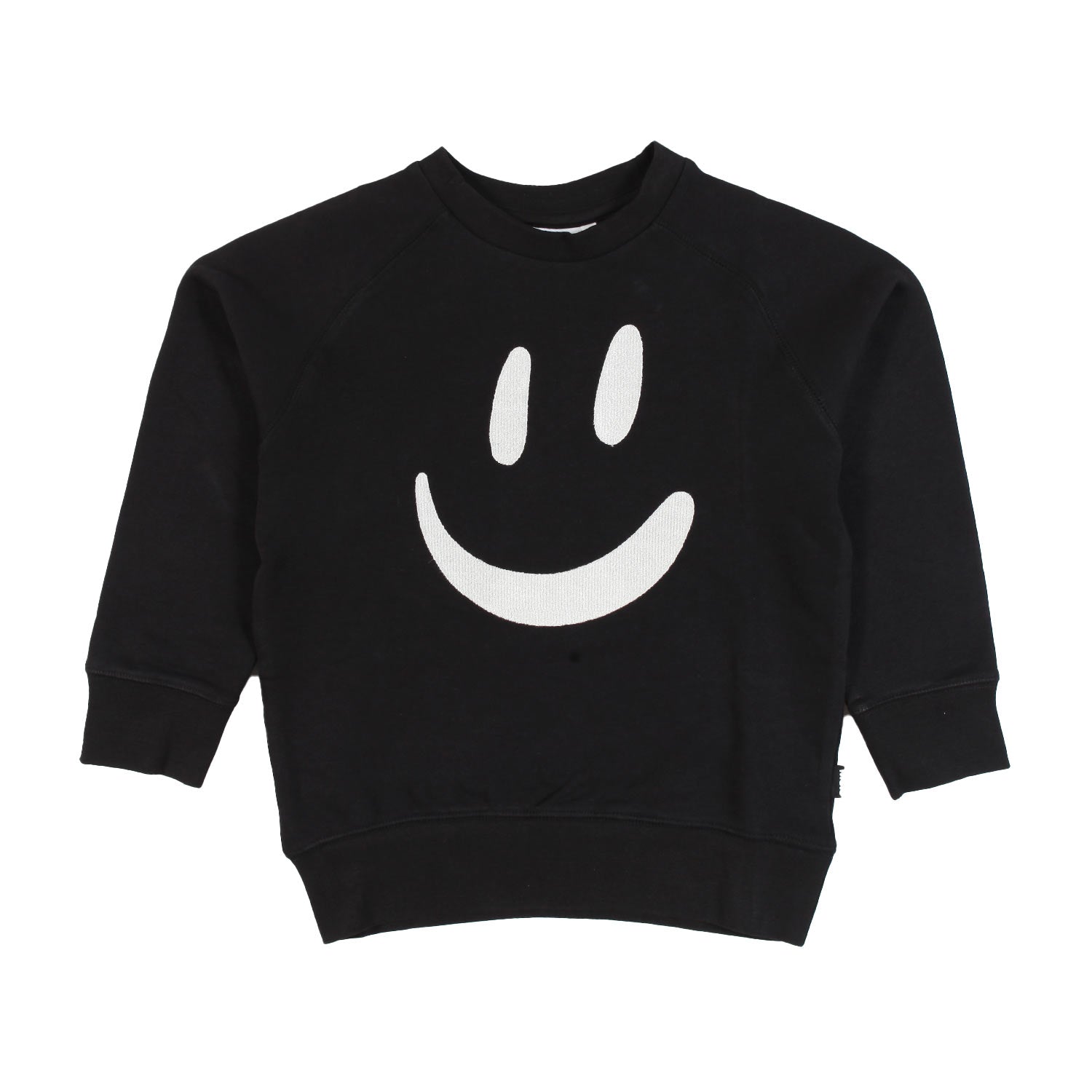 Felpa Molo Mike nera con Smile bianco - annameglio.com abbigliamento moda