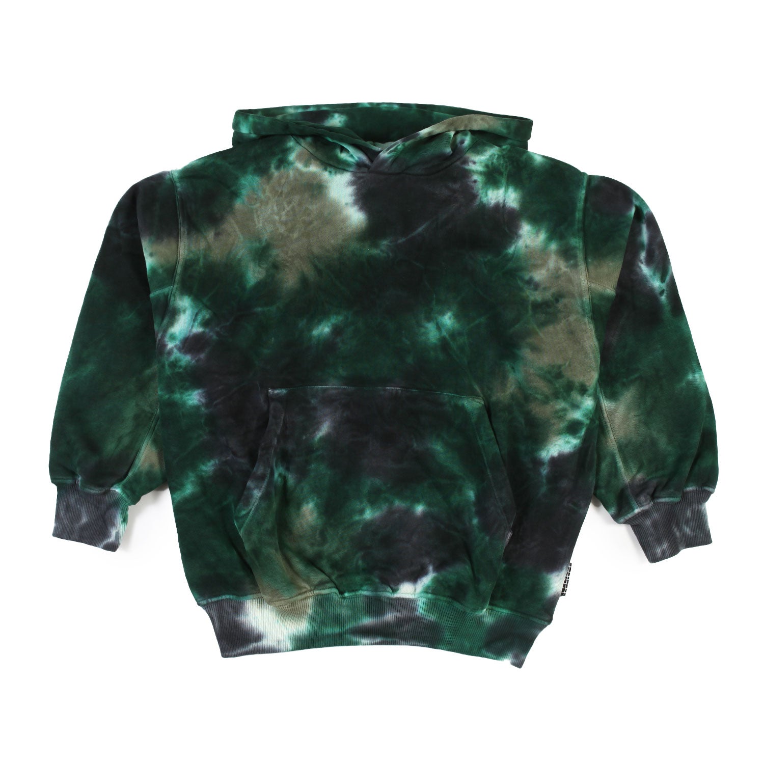 Felpa Maxx unisex verde scuro tie-dye - annameglio.com abbigliamento moda