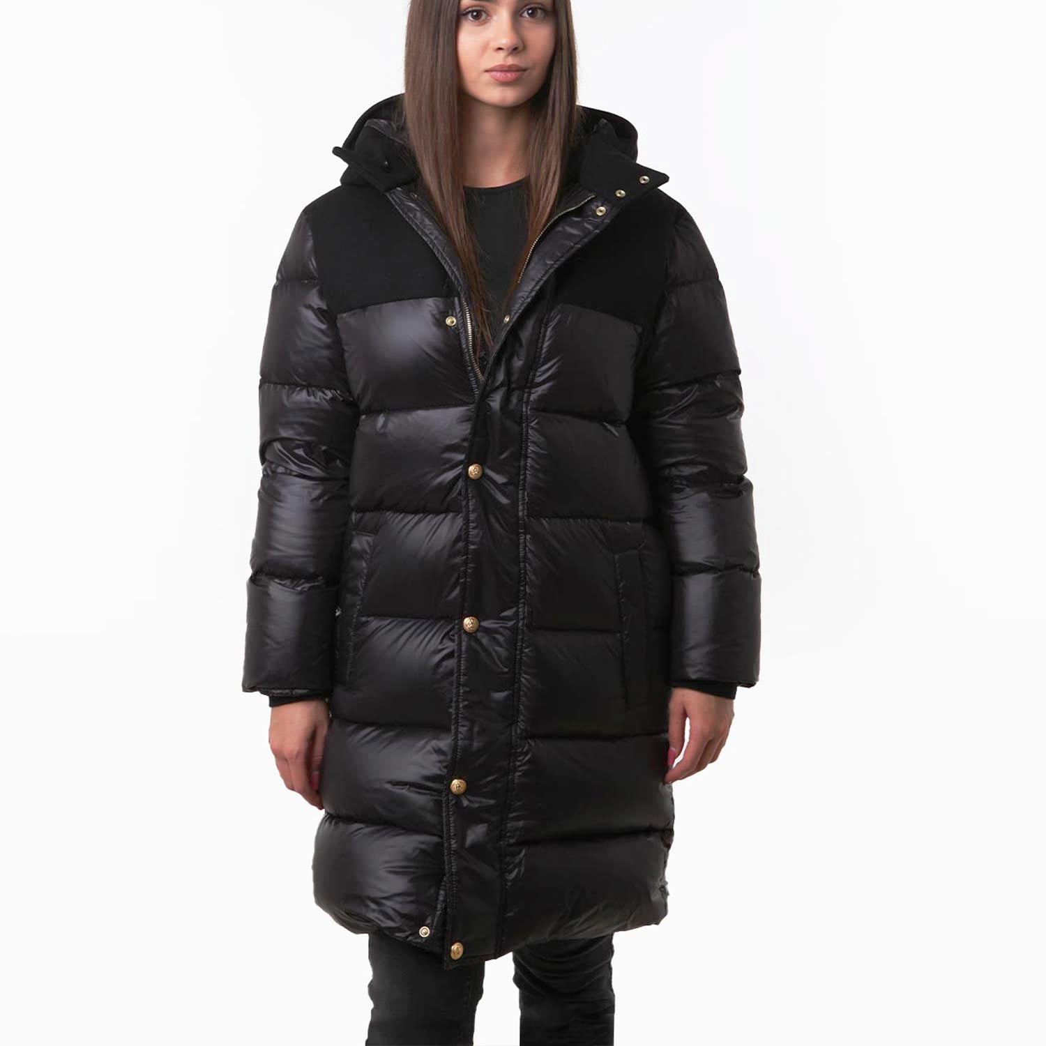 Piumino lungo Balmain nero Bambina-Teen e Ragazza - annameglio.com abbigliamento moda