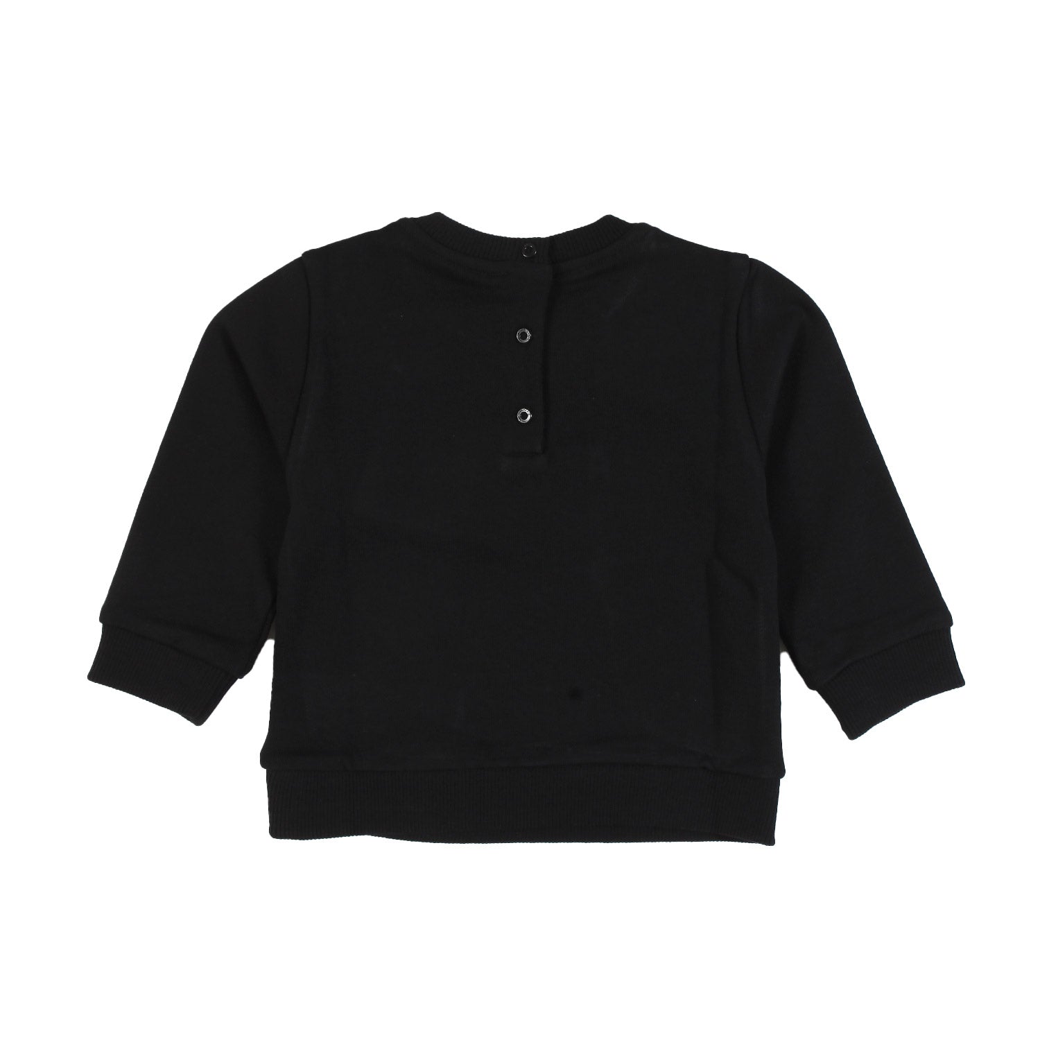 Mini felpa nera con logo bianco Bimba e Bimbo - annameglio.com abbigliamento moda