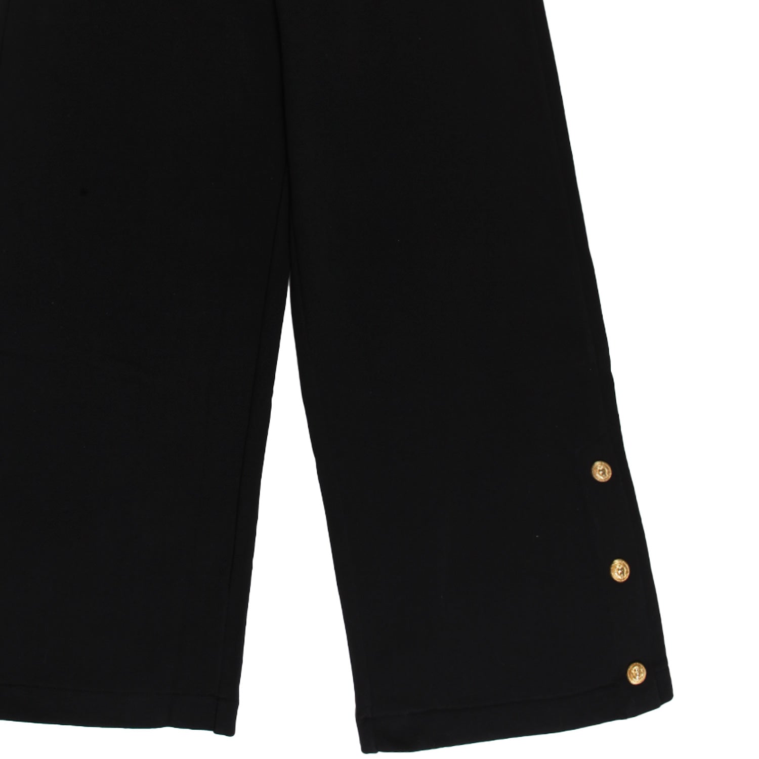Pantalone felpa largo Balmain nero e oro - annameglio.com abbigliamento moda