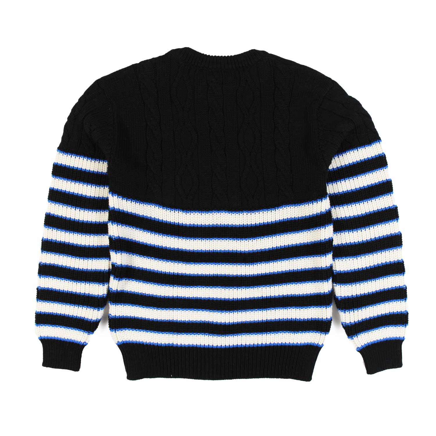 Maglione di pura lana nero e panna Bambina e Teen - annameglio.com abbigliamento moda