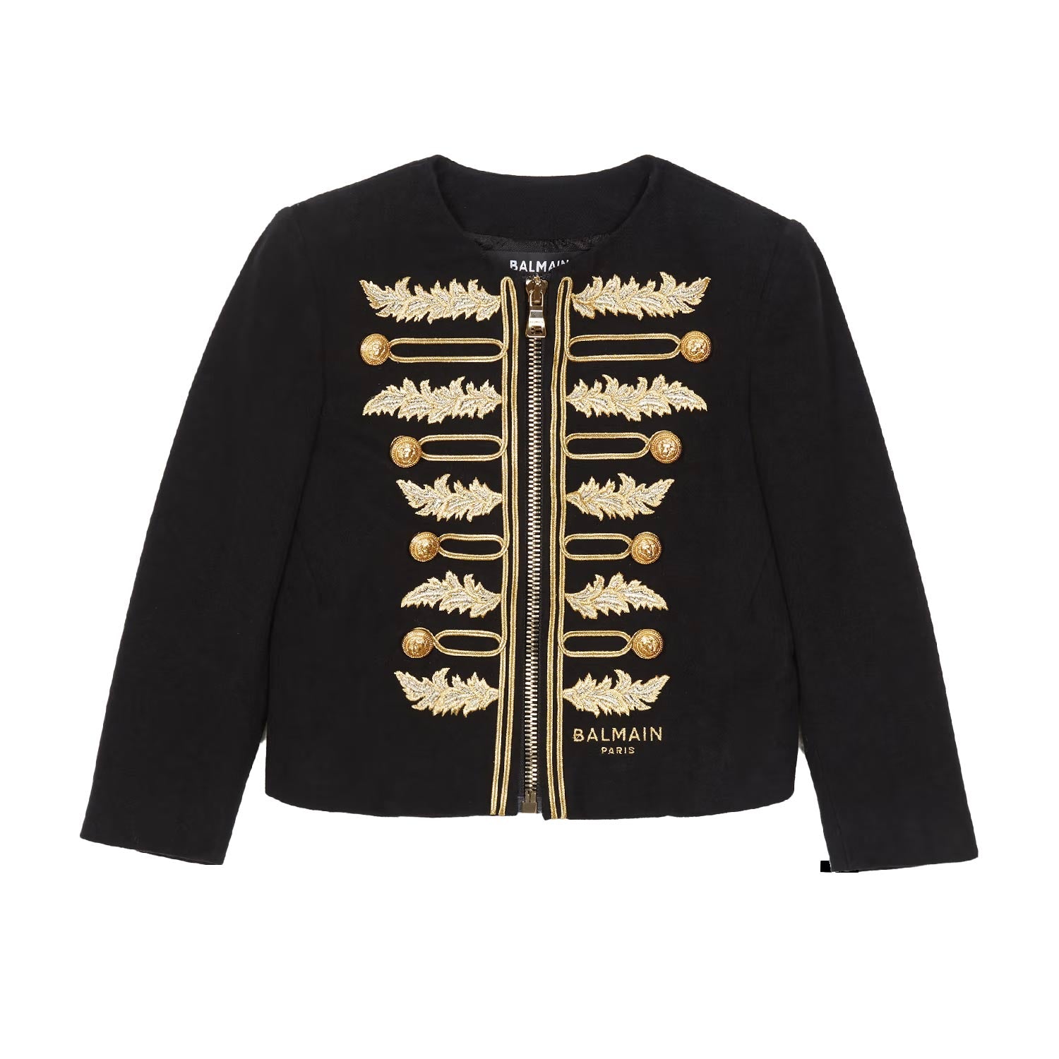 Giacca Sailor Nera con ricami dorati - annameglio.com abbigliamento moda