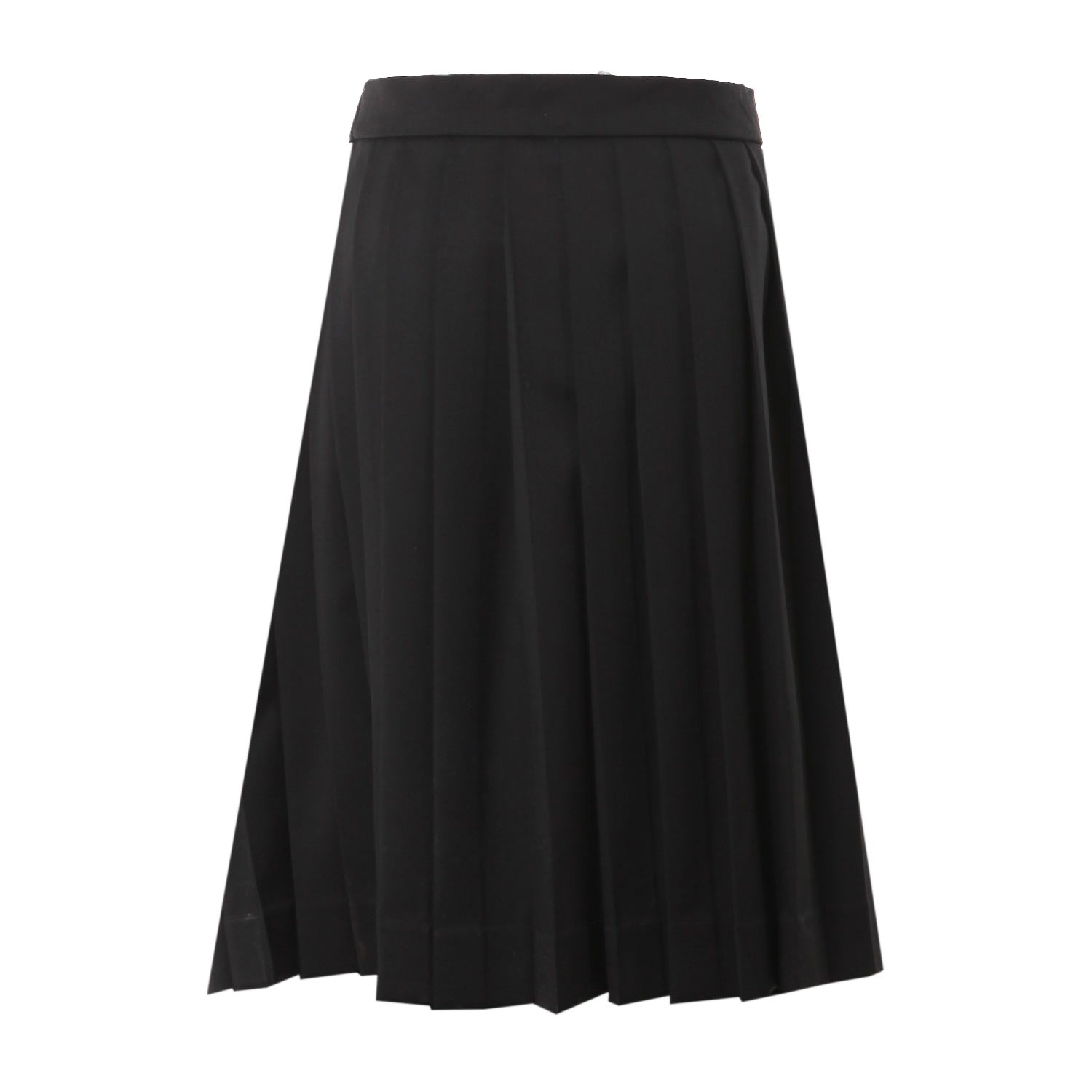 GONNA A PANTALONE BALMAIN PLISSETTATA NERA - annameglio.com abbigliamento moda