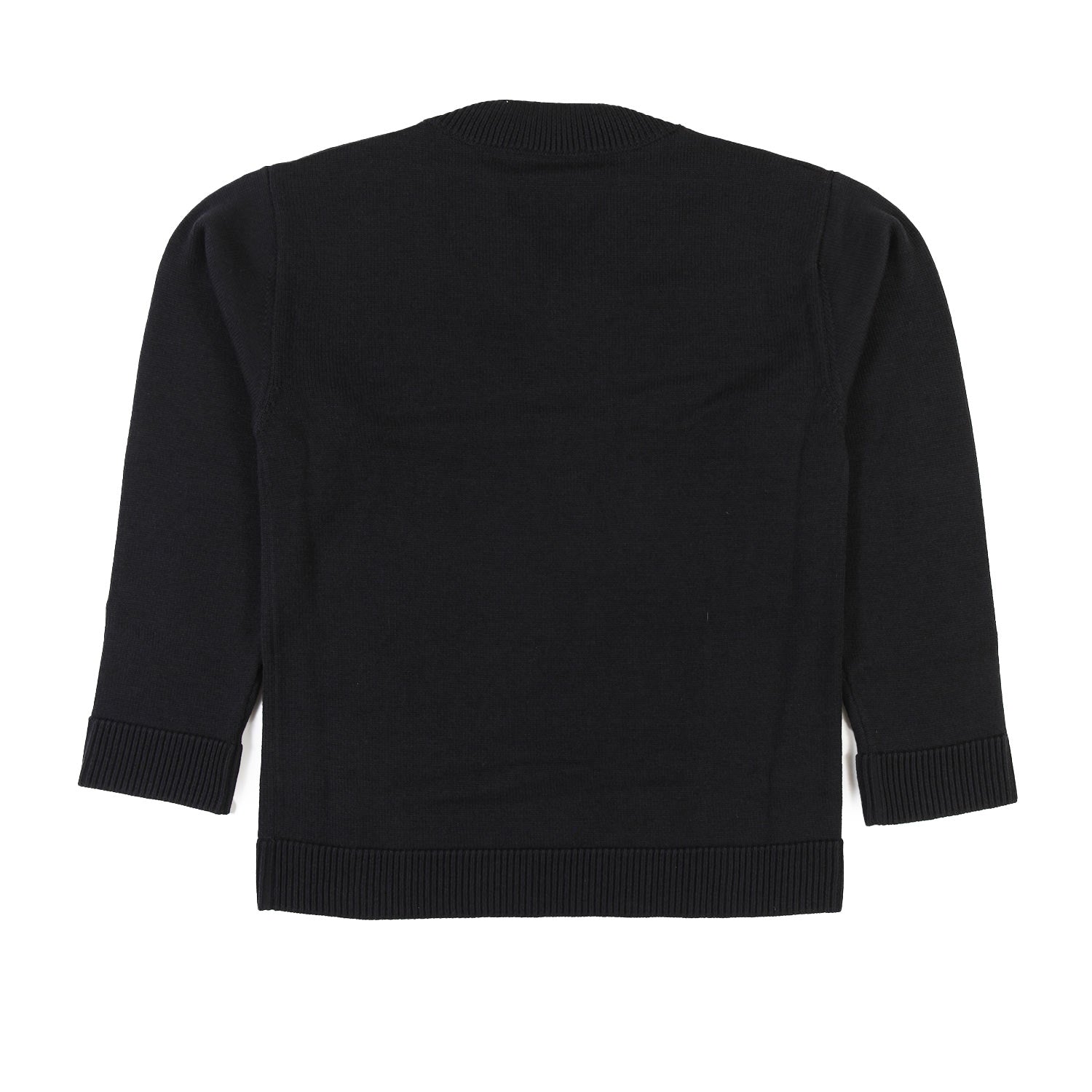 Maglione over nero con logo Balmain argento - annameglio.com abbigliamento moda