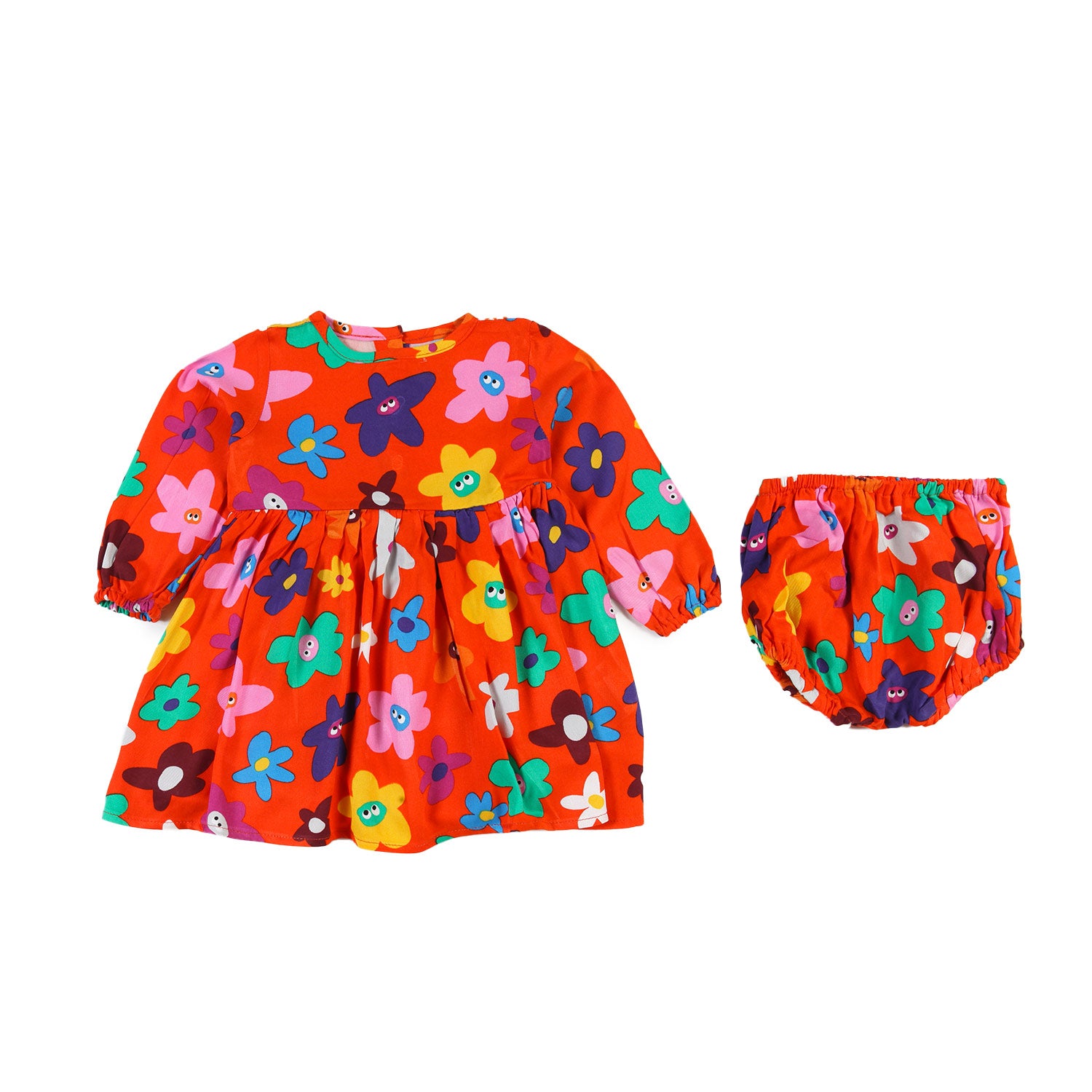 Mini abito Stella arancione e multicolor - annameglio.com abbigliamento moda