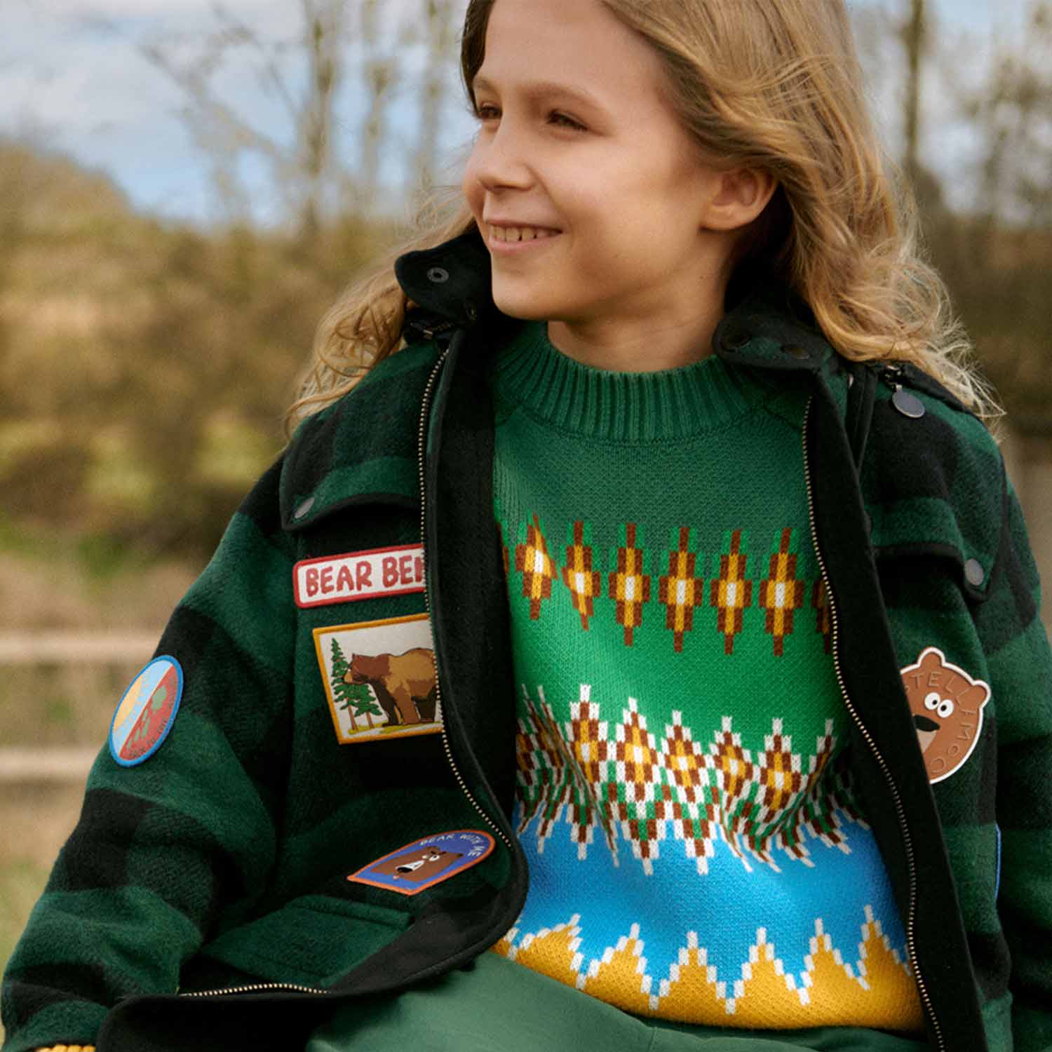 Cappotto unisex Stella verde e nero a quadri - annameglio.com abbigliamento moda