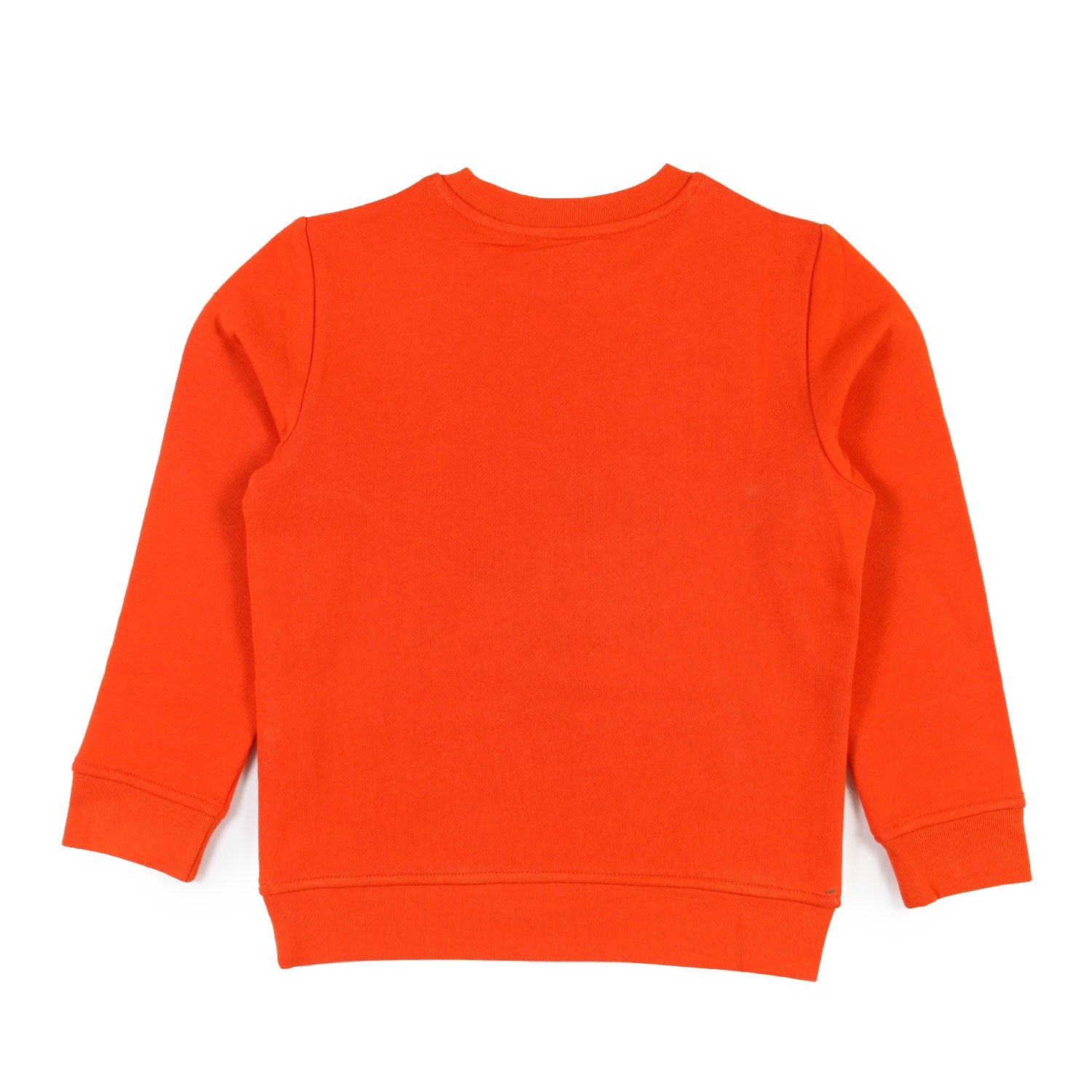 Felpa Stella arancione con maxi stampa fiori - annameglio.com abbigliamento moda