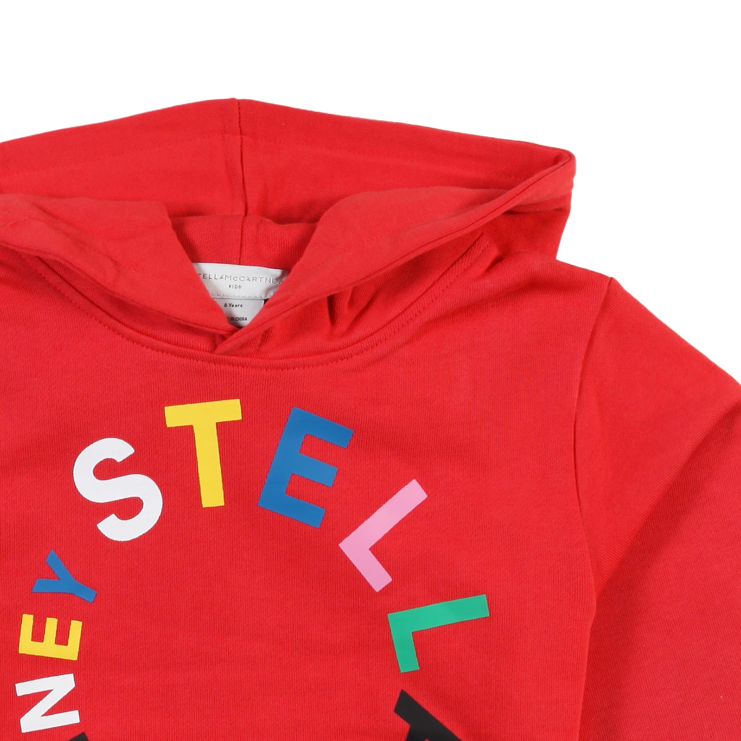 Felpa hoodie rossa con logo Stella multicolor - annameglio.com abbigliamento moda