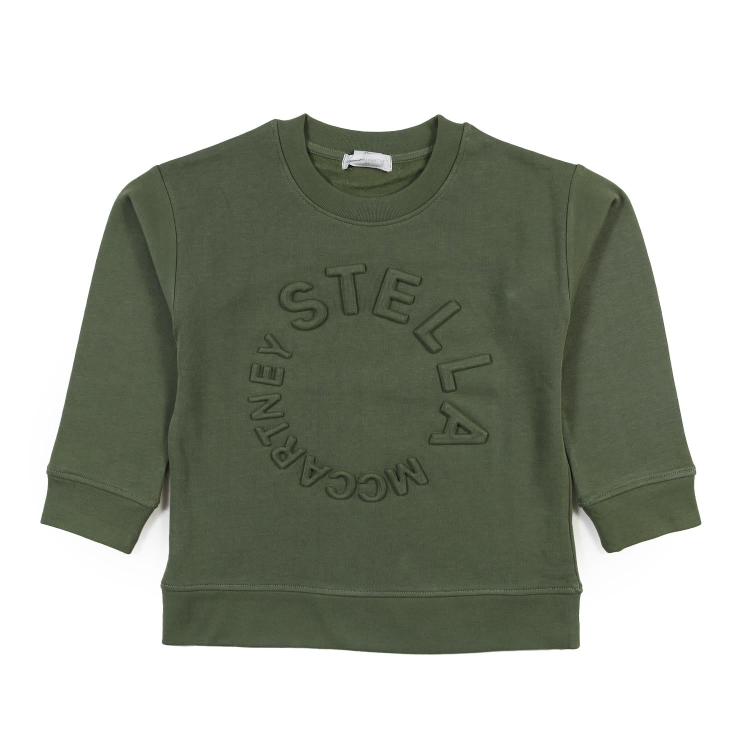 Felpa unisex Stella McCartney verde militare - annameglio.com abbigliamento moda