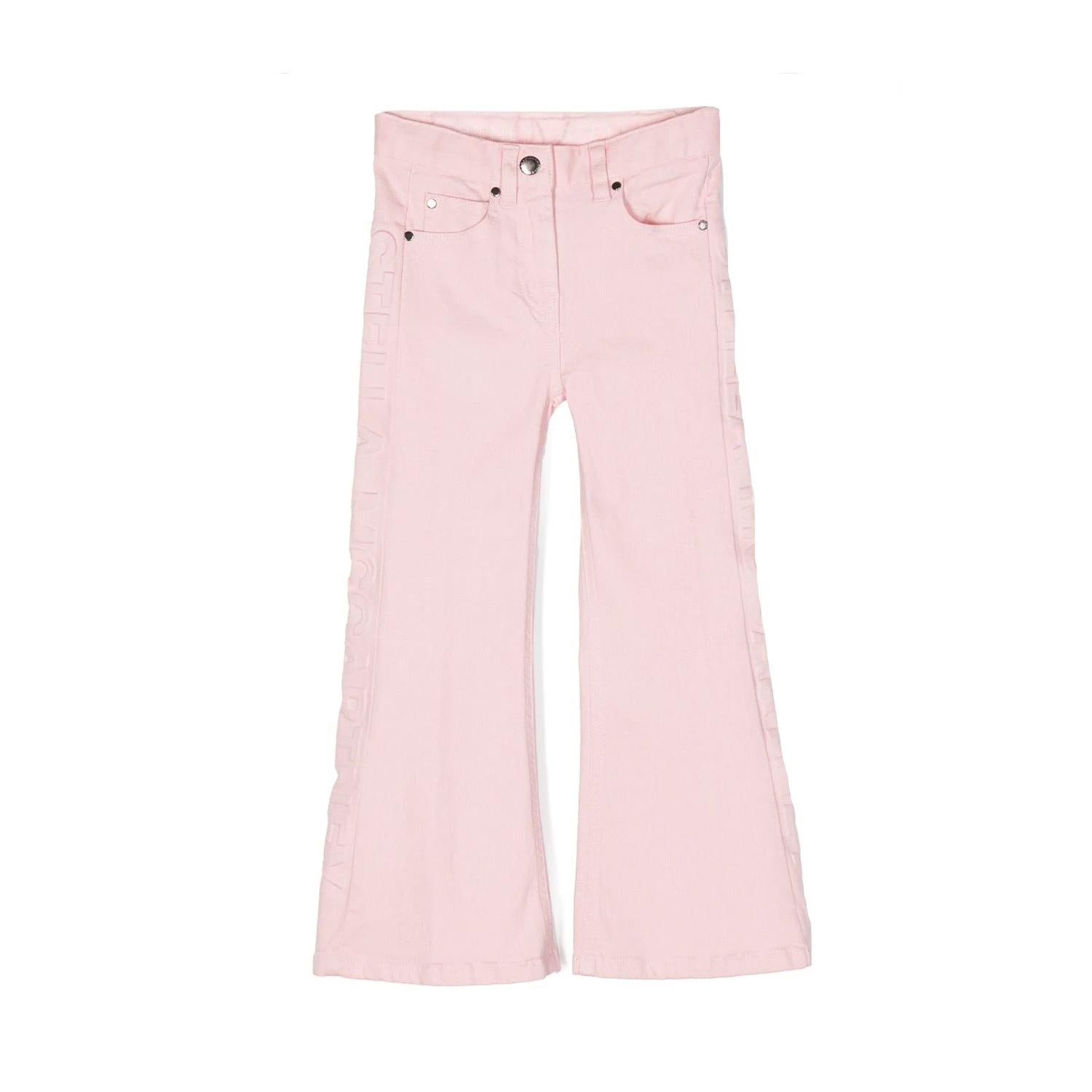 Jeans rosa Stella a zampa bambina e ragazza - annameglio.com abbigliamento moda