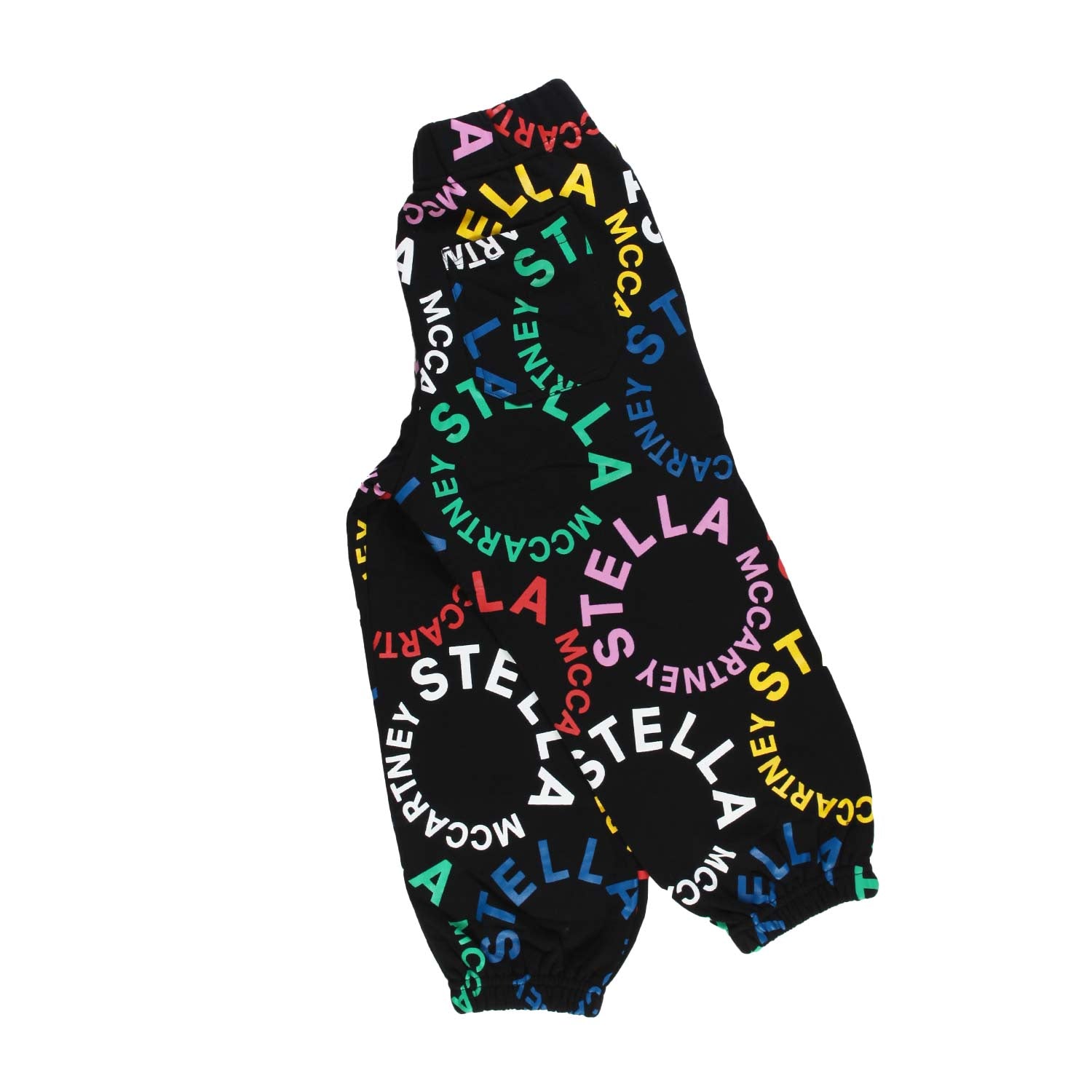 Pantalone felpa nero con loghi Stella multicolor - annameglio.com abbigliamento moda