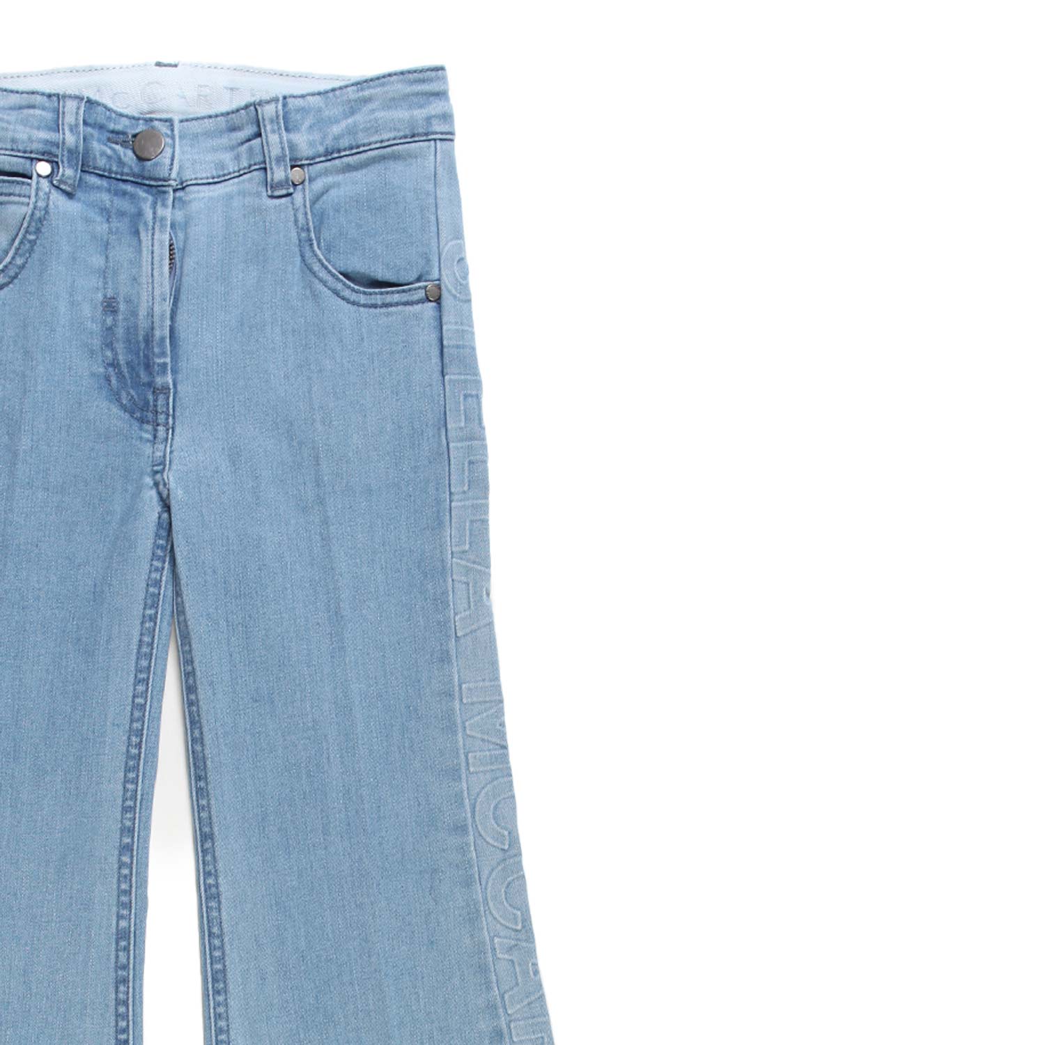 Jeans celeste Stella a zampa bambina e ragazza - annameglio.com abbigliamento moda