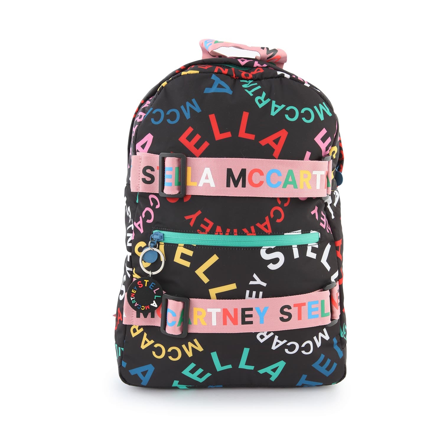 Zaino Stella McCartney nero, rosa e multicolor - annameglio.com abbigliamento moda