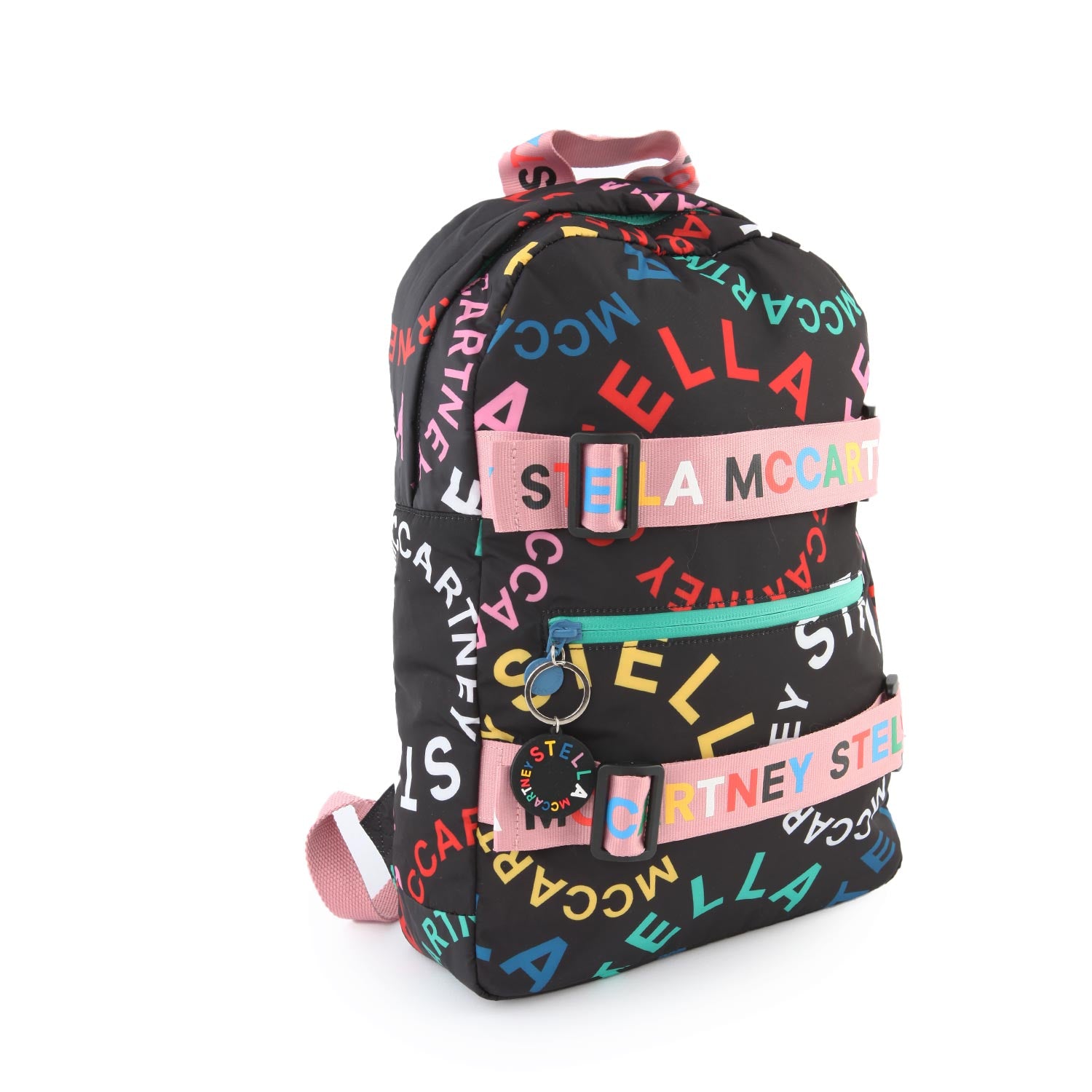 Zaino Stella McCartney nero, rosa e multicolor - annameglio.com abbigliamento moda