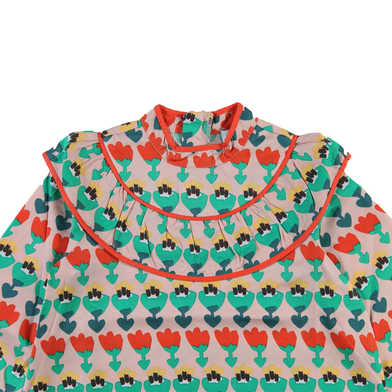 Blusa Stella rosa con fiori multicolor Bambina - annameglio.com abbigliamento moda