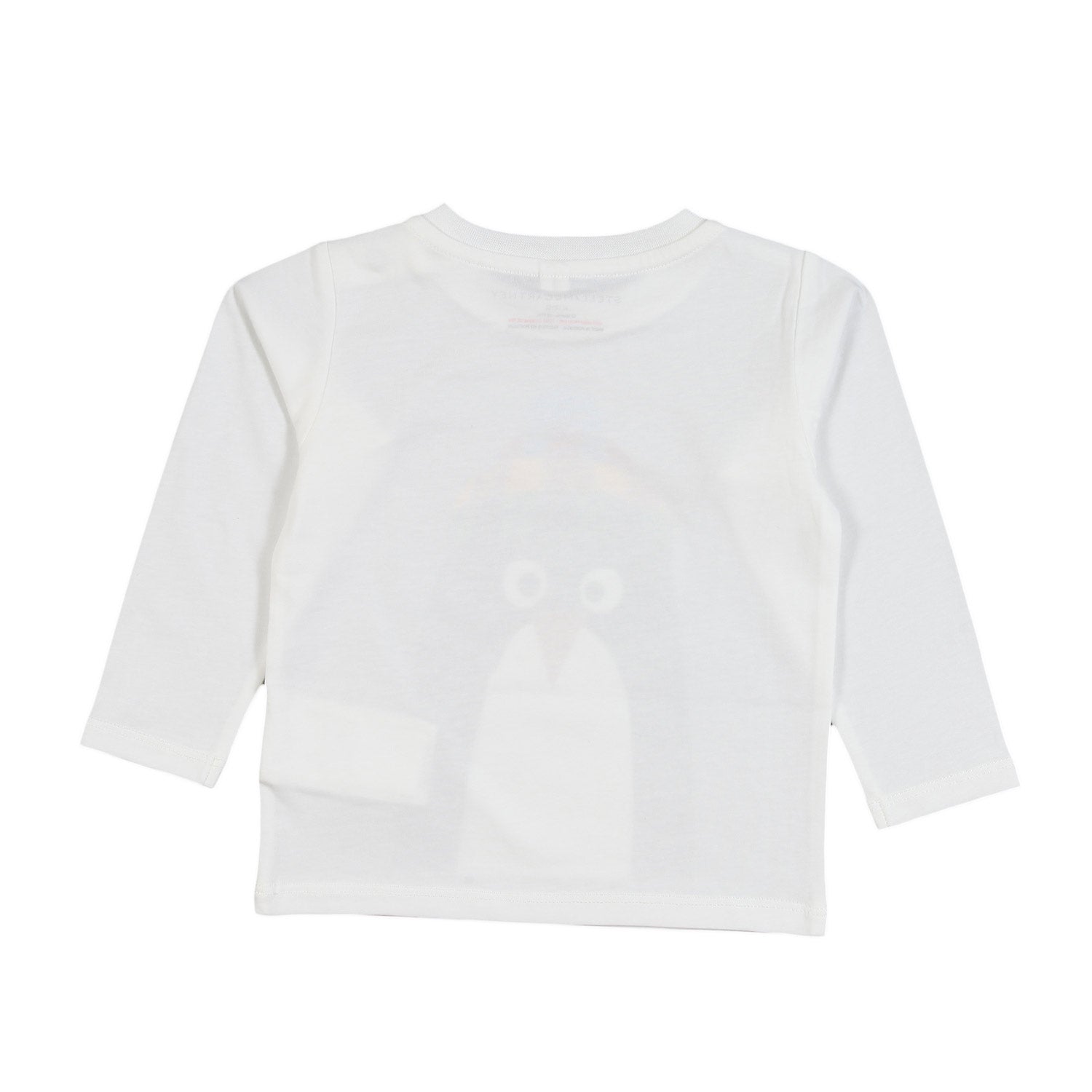 T-shirt lunga baby bianca con stampa pinguino - annameglio.com abbigliamento moda