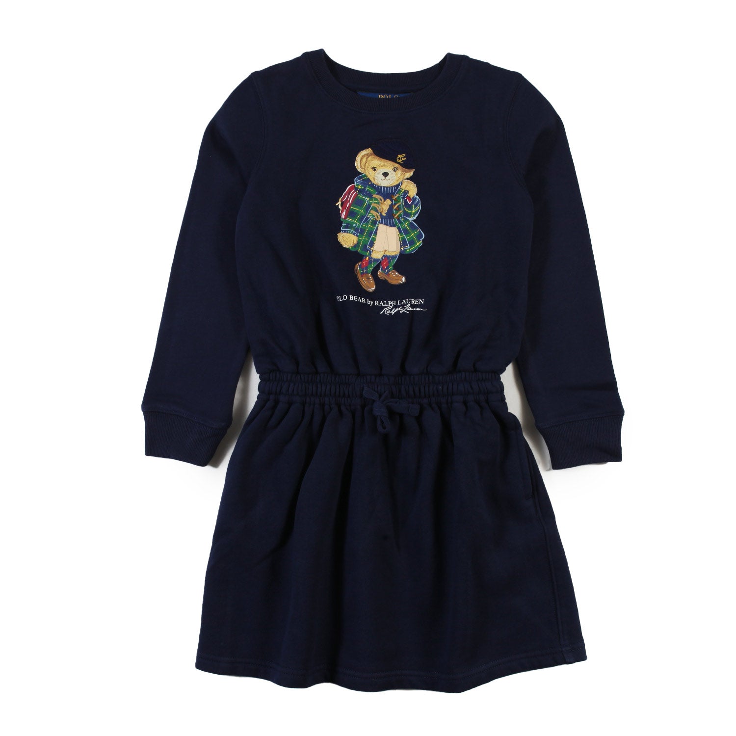 Abito felpa RL blu con Orsacchiotto Bambina - annameglio.com abbigliamento moda