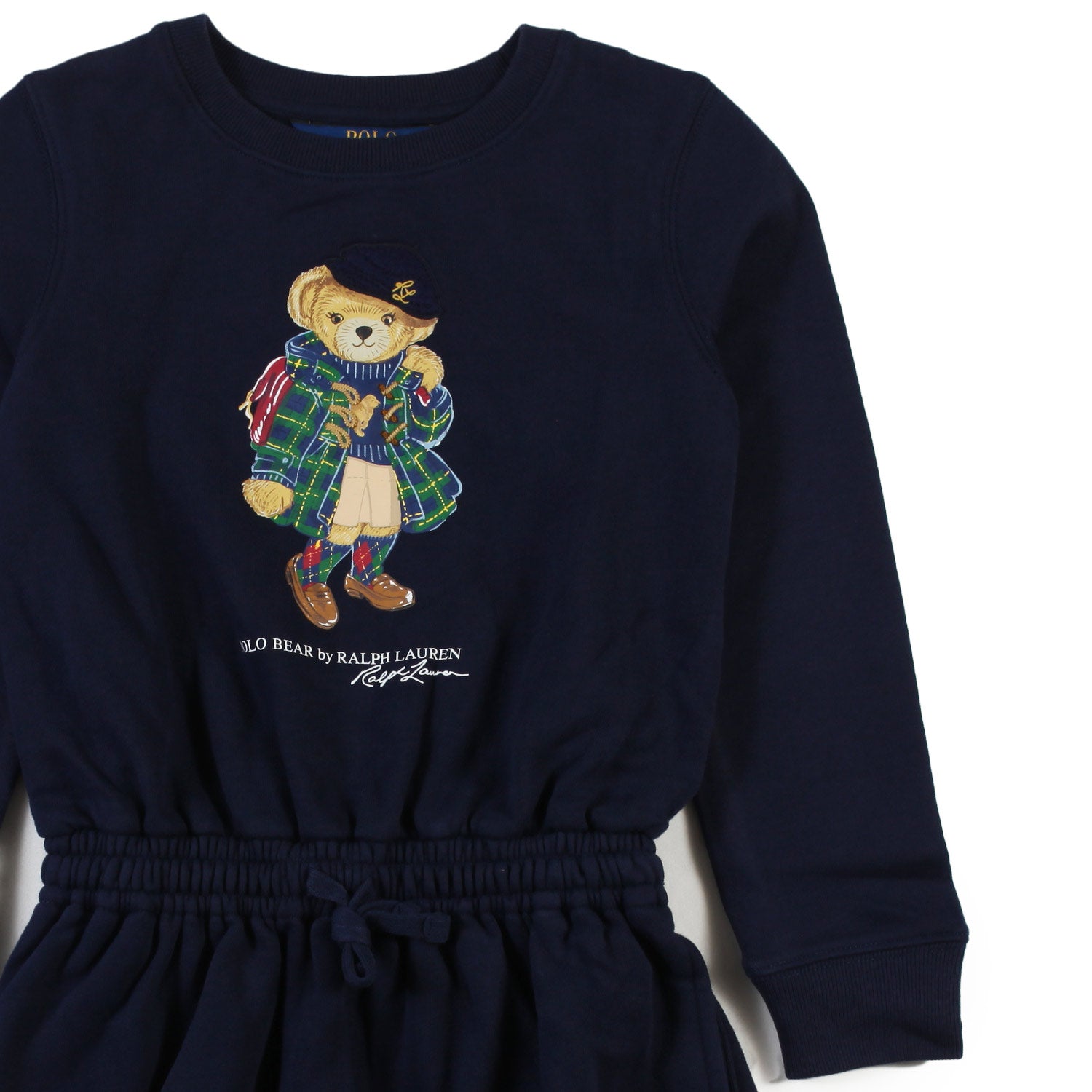 Abito felpa RL blu con Orsacchiotto Bambina - annameglio.com abbigliamento moda