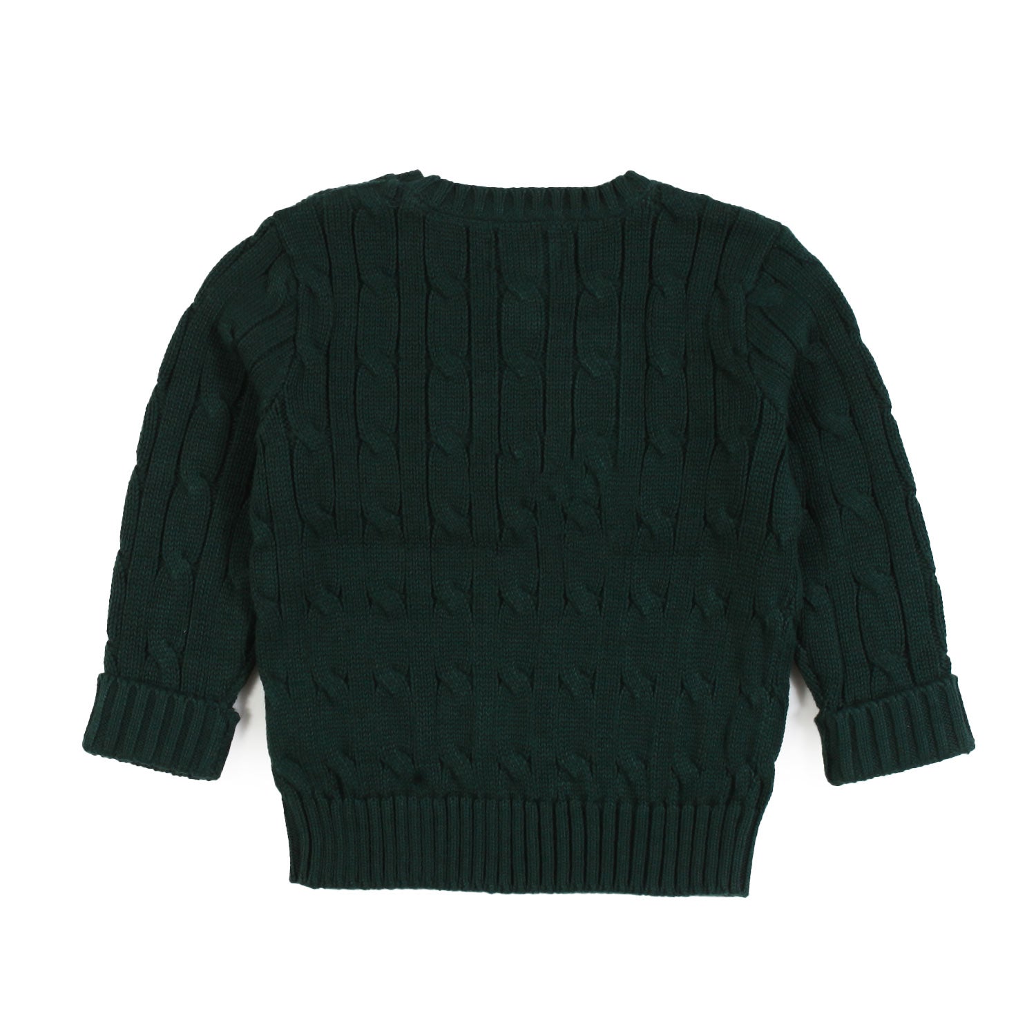 Pullover RL Baby verde scuro con Pony bordeaux - annameglio.com abbigliamento moda