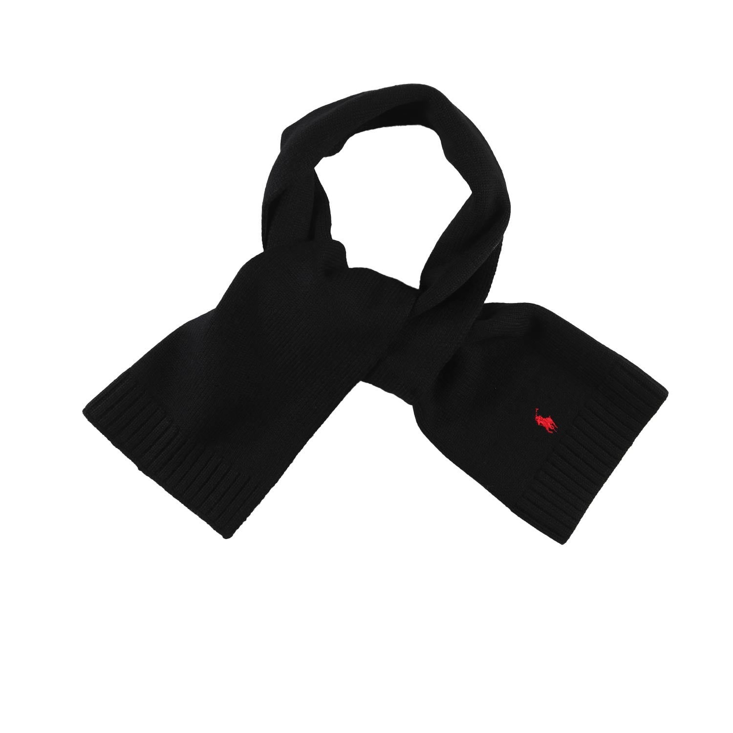 Sciarpa Nera con Pony rosso Bambino e Bambina - annameglio.com abbigliamento moda