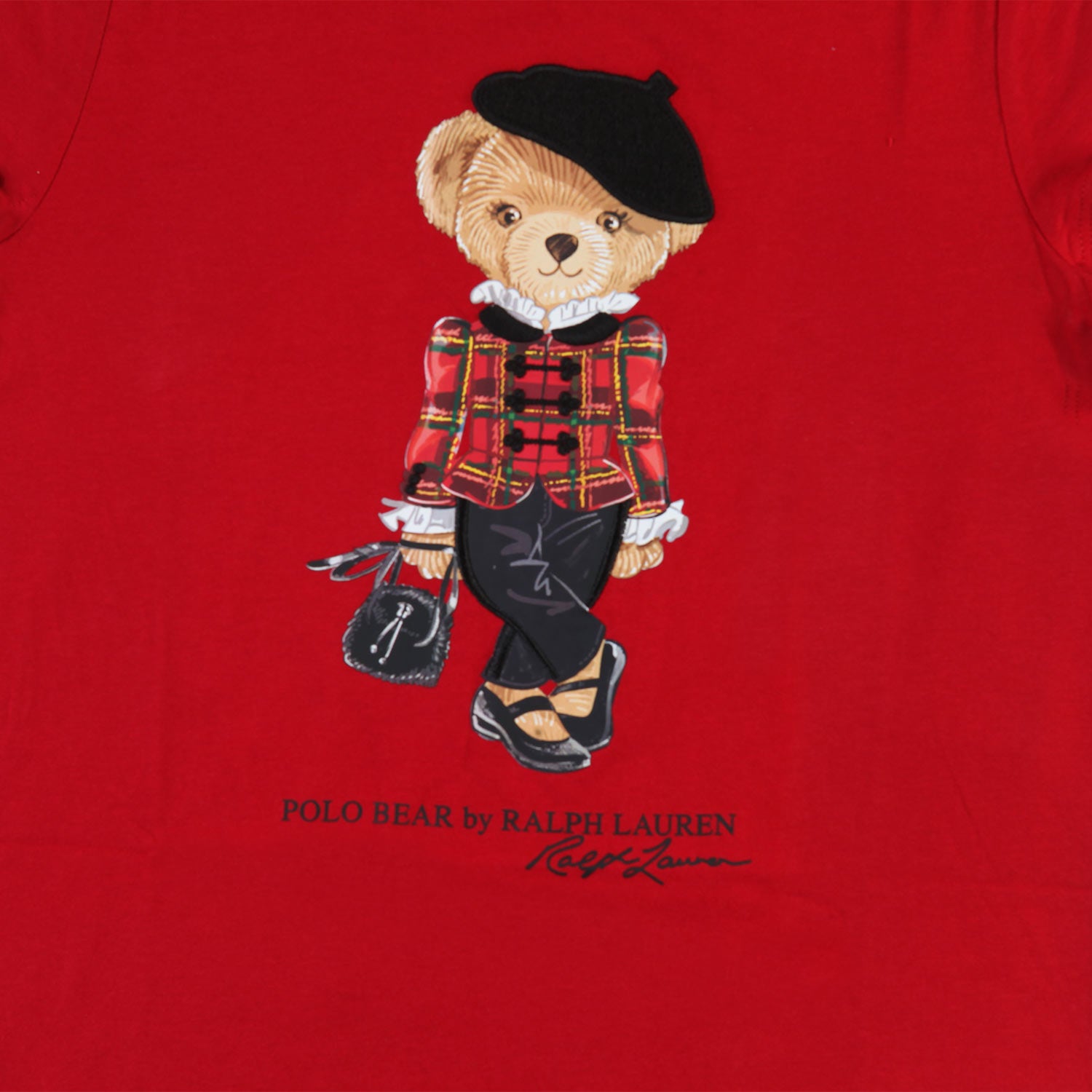 T-shirt rossa con Polo Bear Bambina e Ragazza - annameglio.com abbigliamento moda